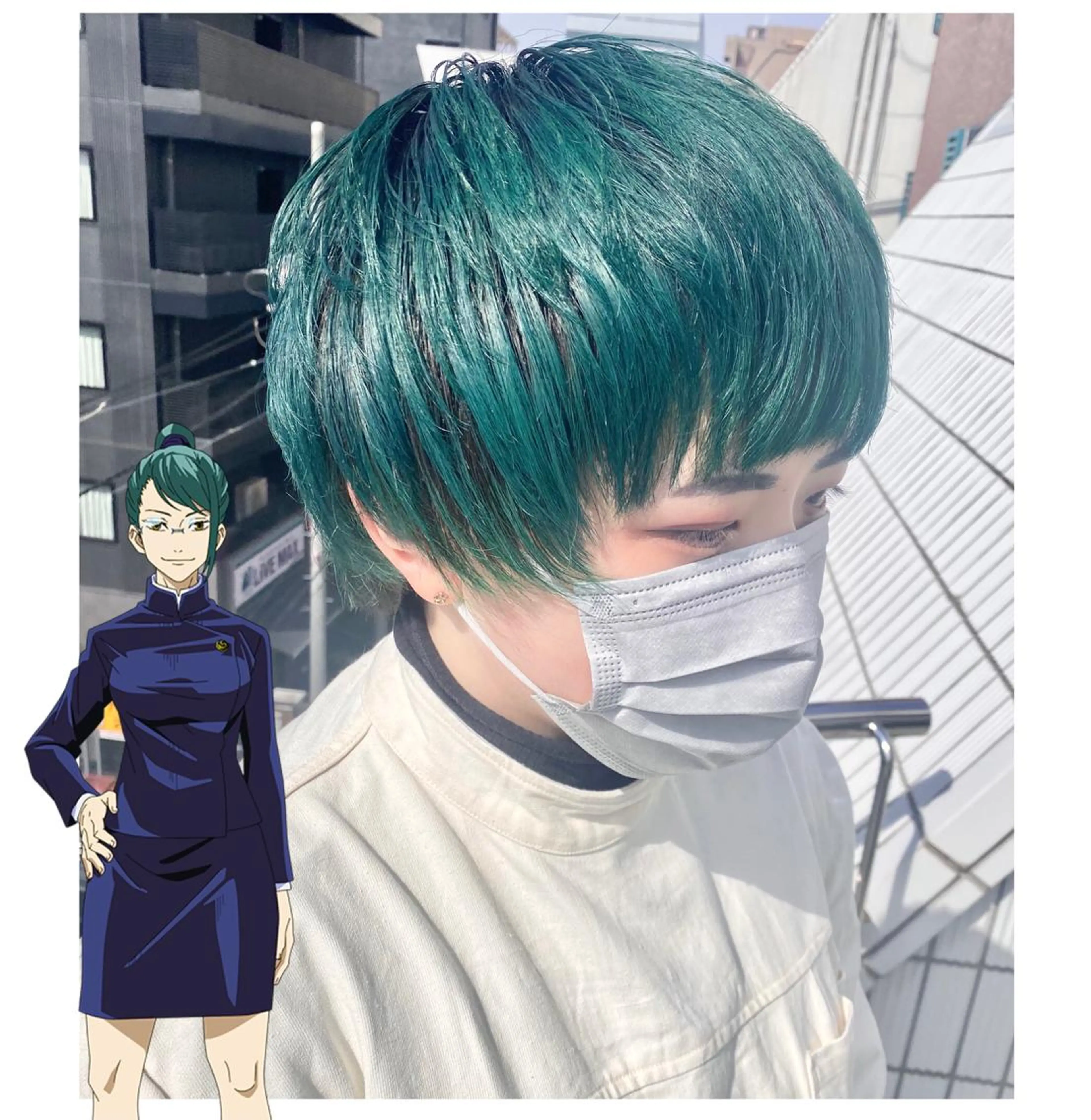 ショート カラー GARU-ガル-所属・TSUNO🦖 派手髪/オタク美容師のヘアスタイル