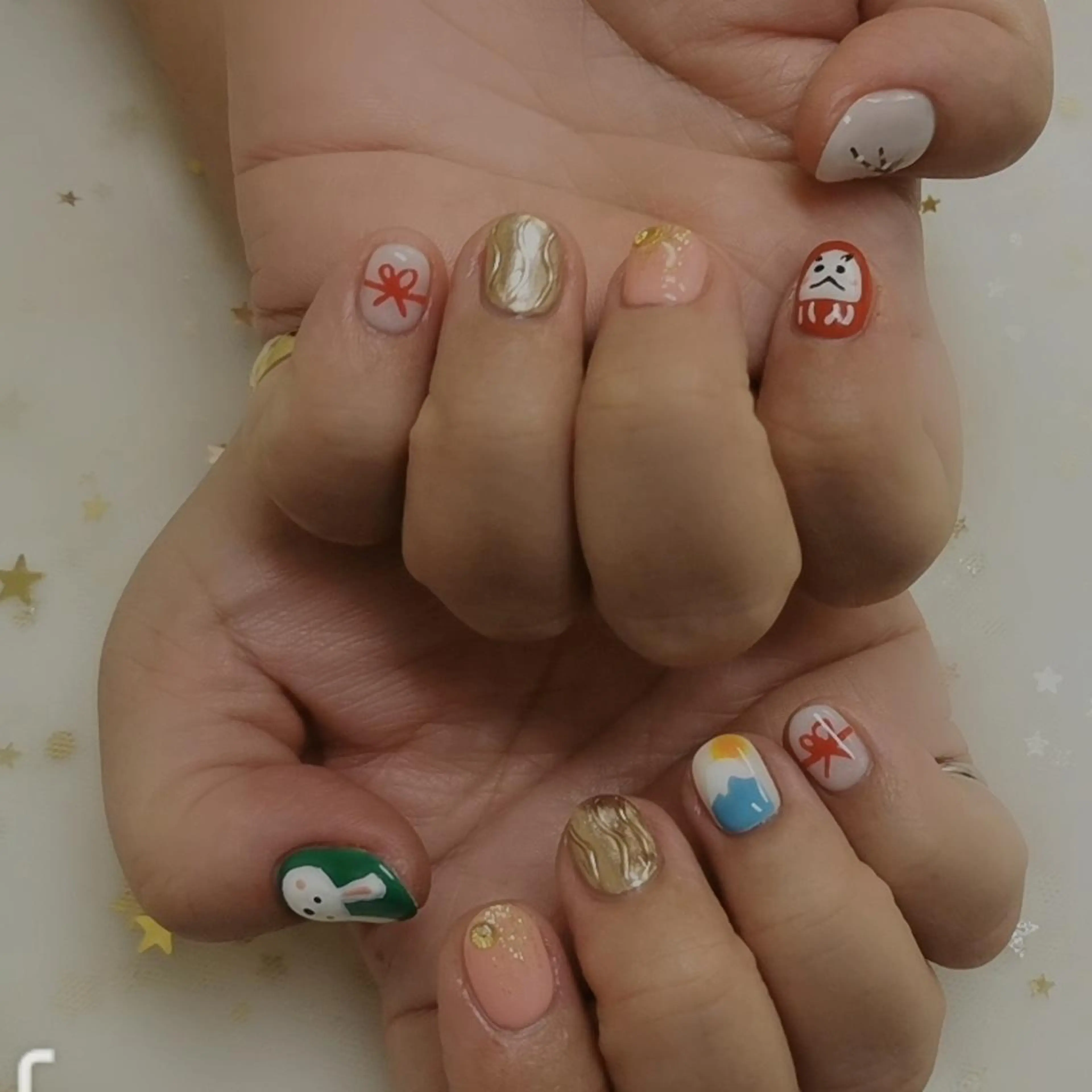 ネイル ハンドネイル 上福岡 らんらんのネイルデザイン