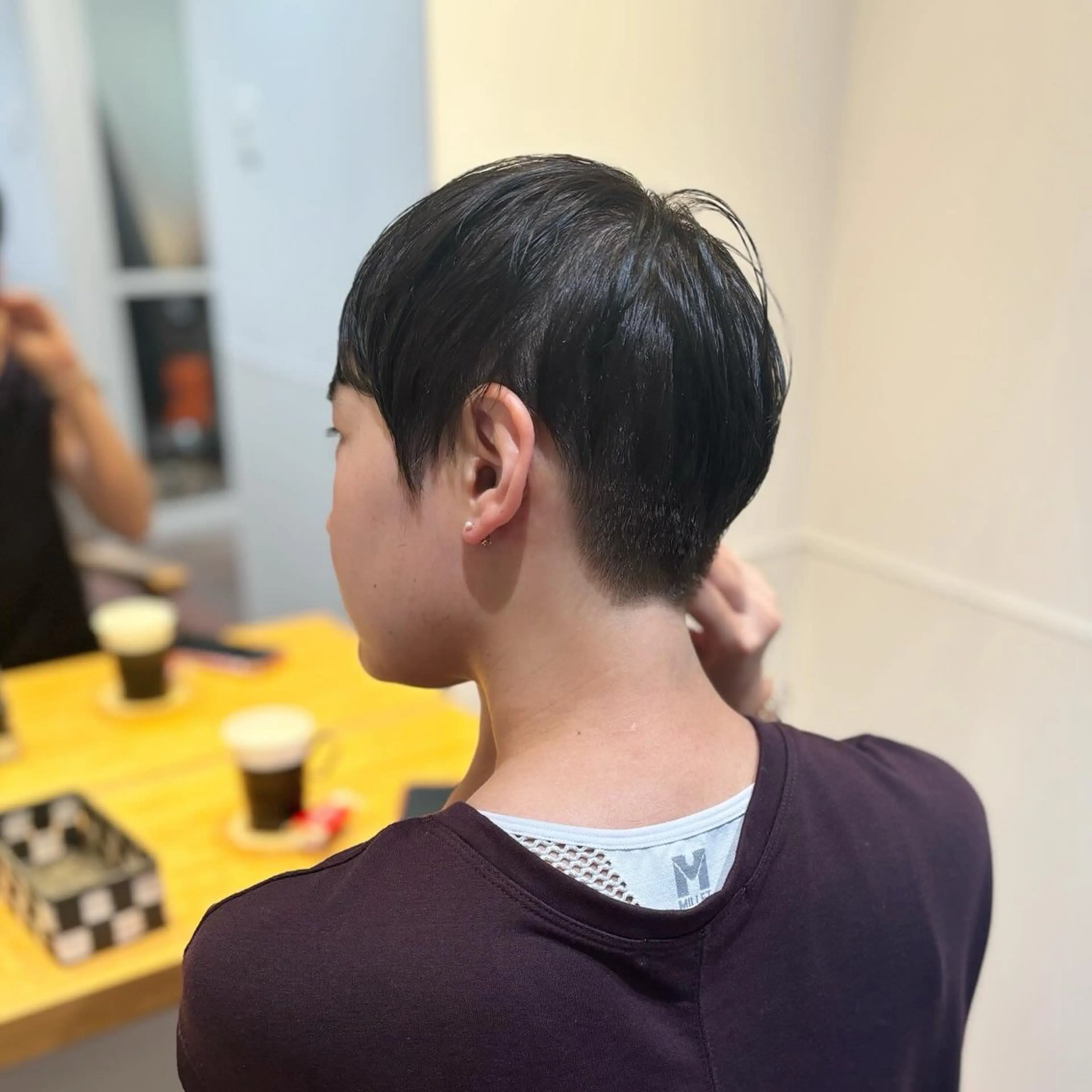 ショート カラー ベリーショート ショートヘア カット ヘアカラー トリートメント ショート/ミニボブ マンツーマン/マユコのヘアスタイル