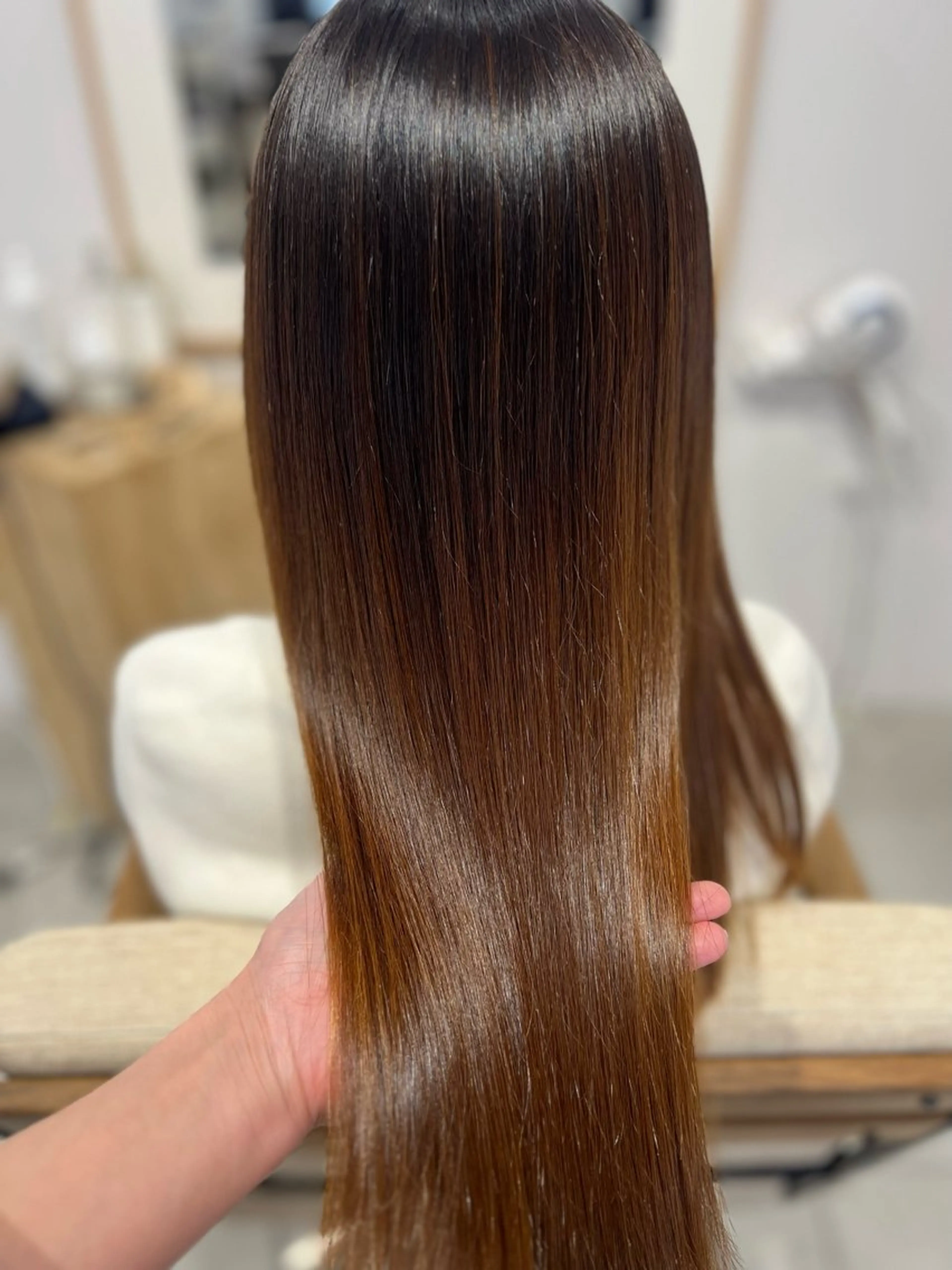 ミディアム パーマ 髪質改善 ストレートパーマ MOE/自分史上最高 カワイイ髪に💗✨のヘアスタイル