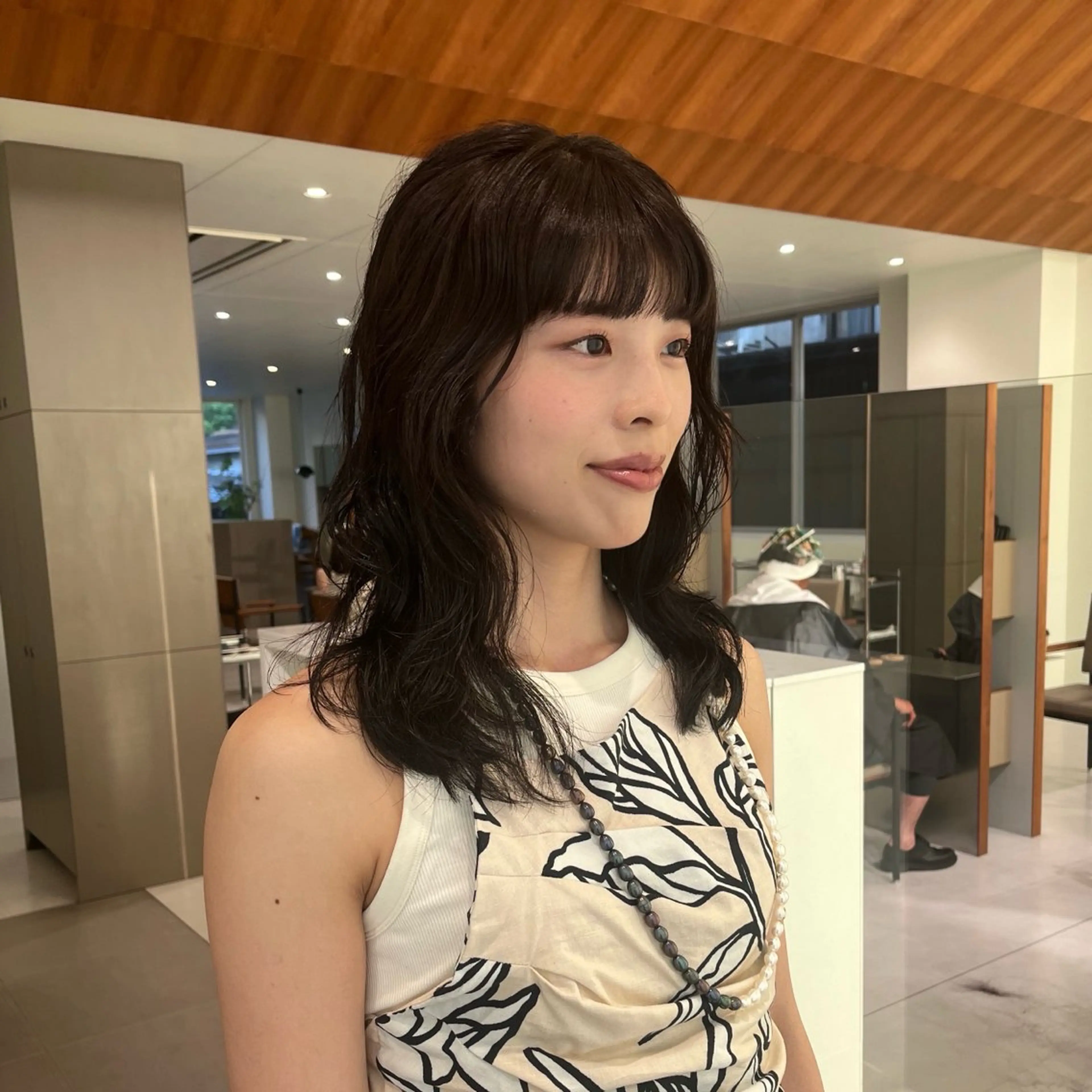 似合わせカット+デザインパーマの写真