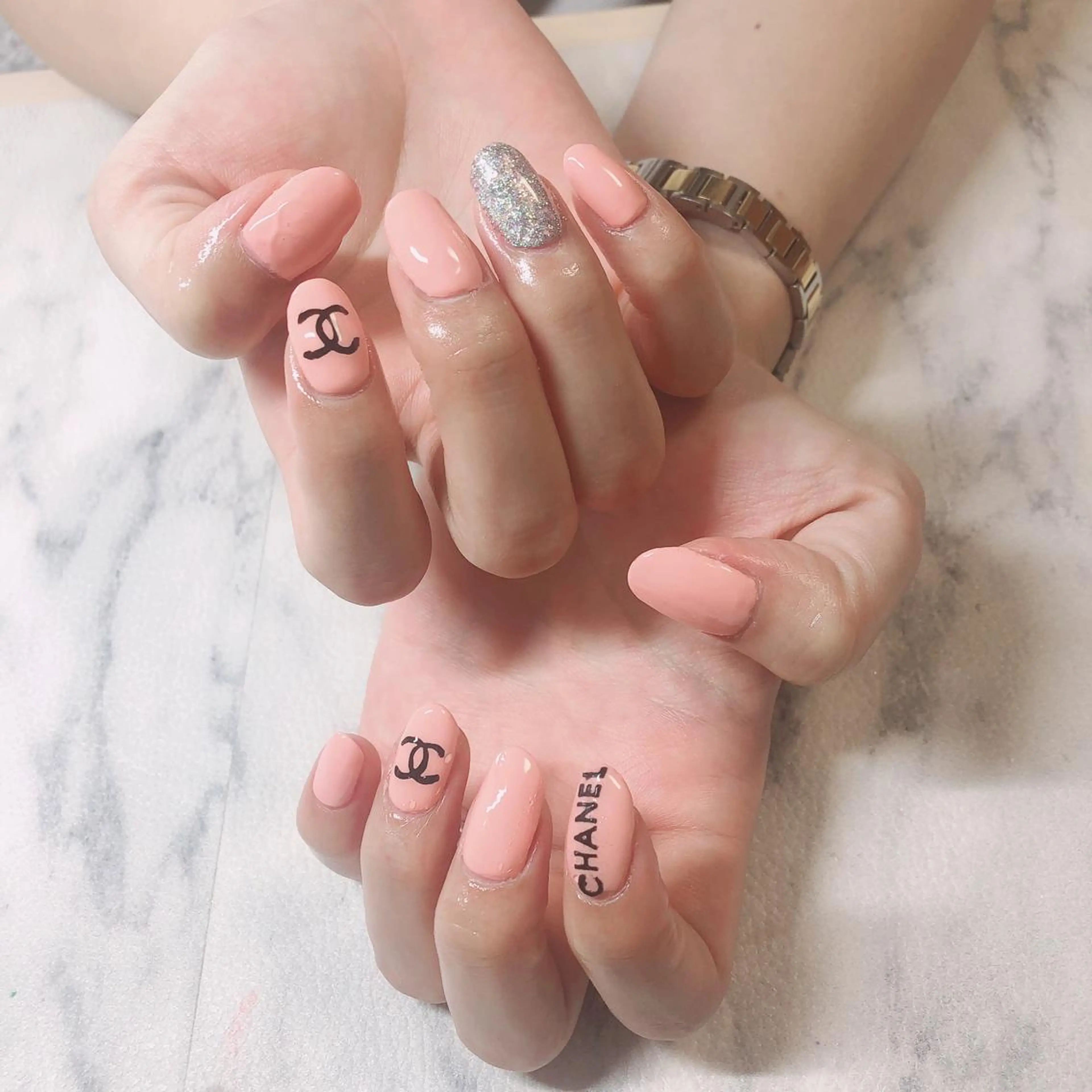 ネイル 持ち込み 結城 怜菜のネイルデザイン