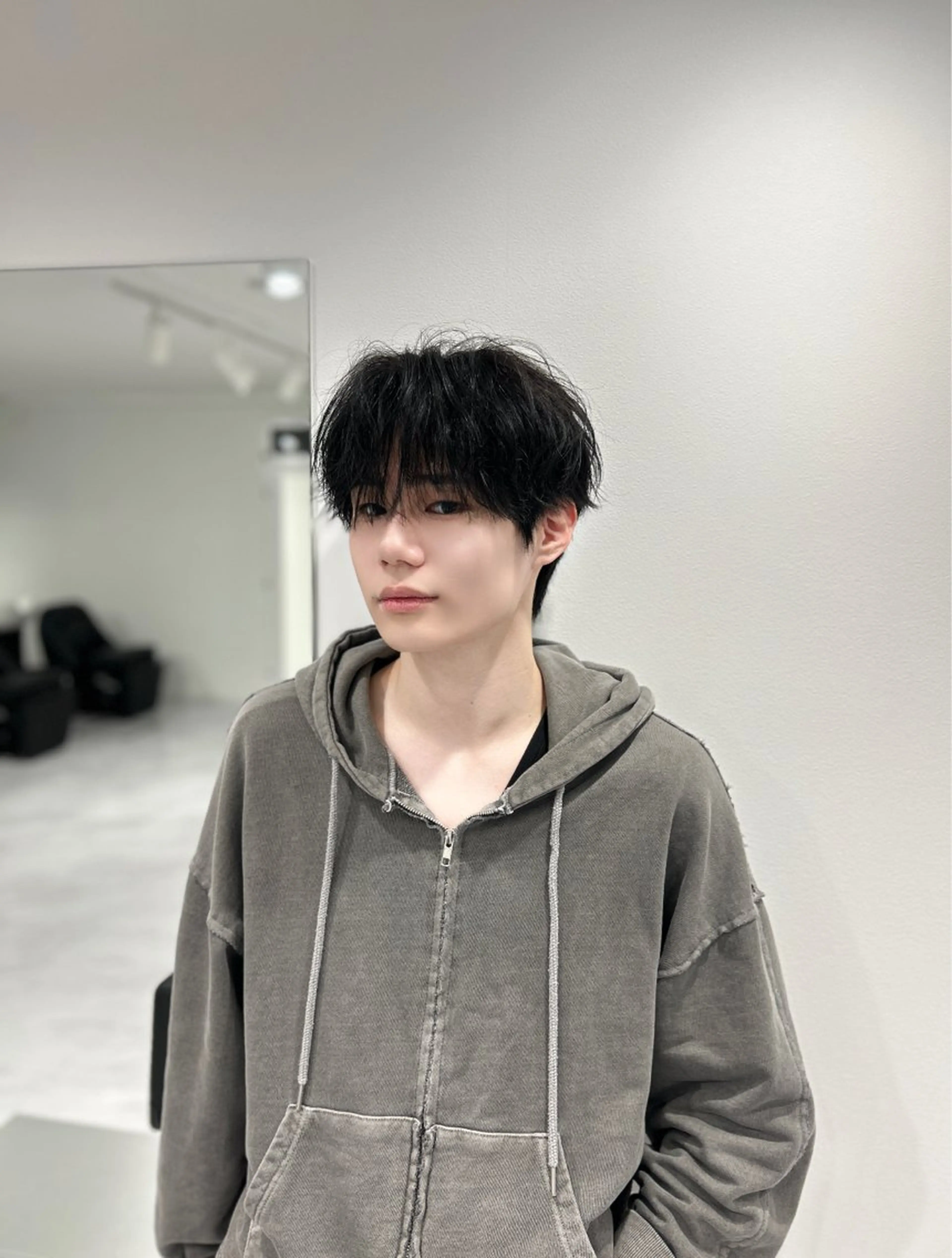 ヘアカラー＋ケア剤＋セットの写真