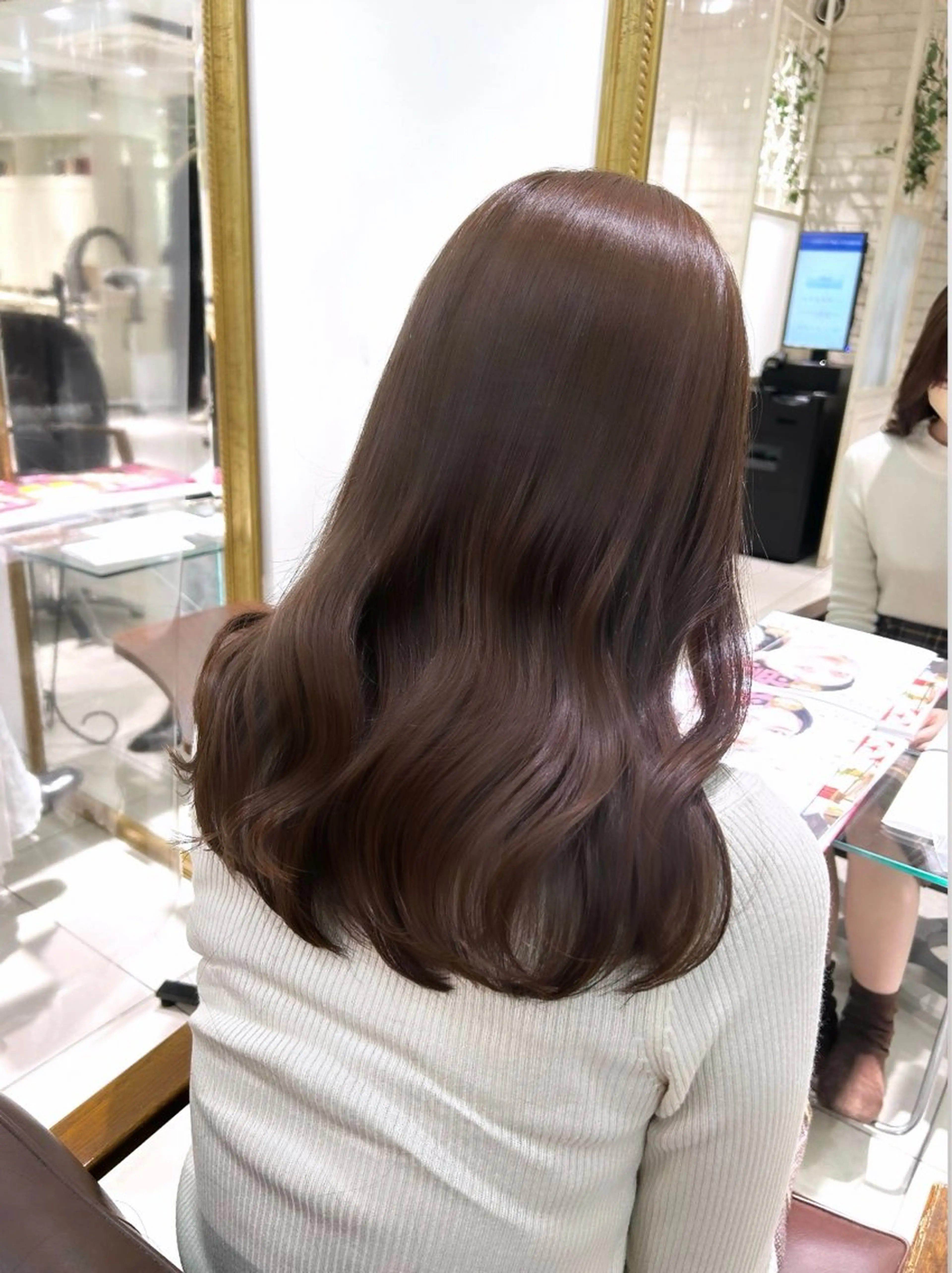 ロング チョコレートブラウン 透明感カラー ai🫧🪞のヘアスタイル