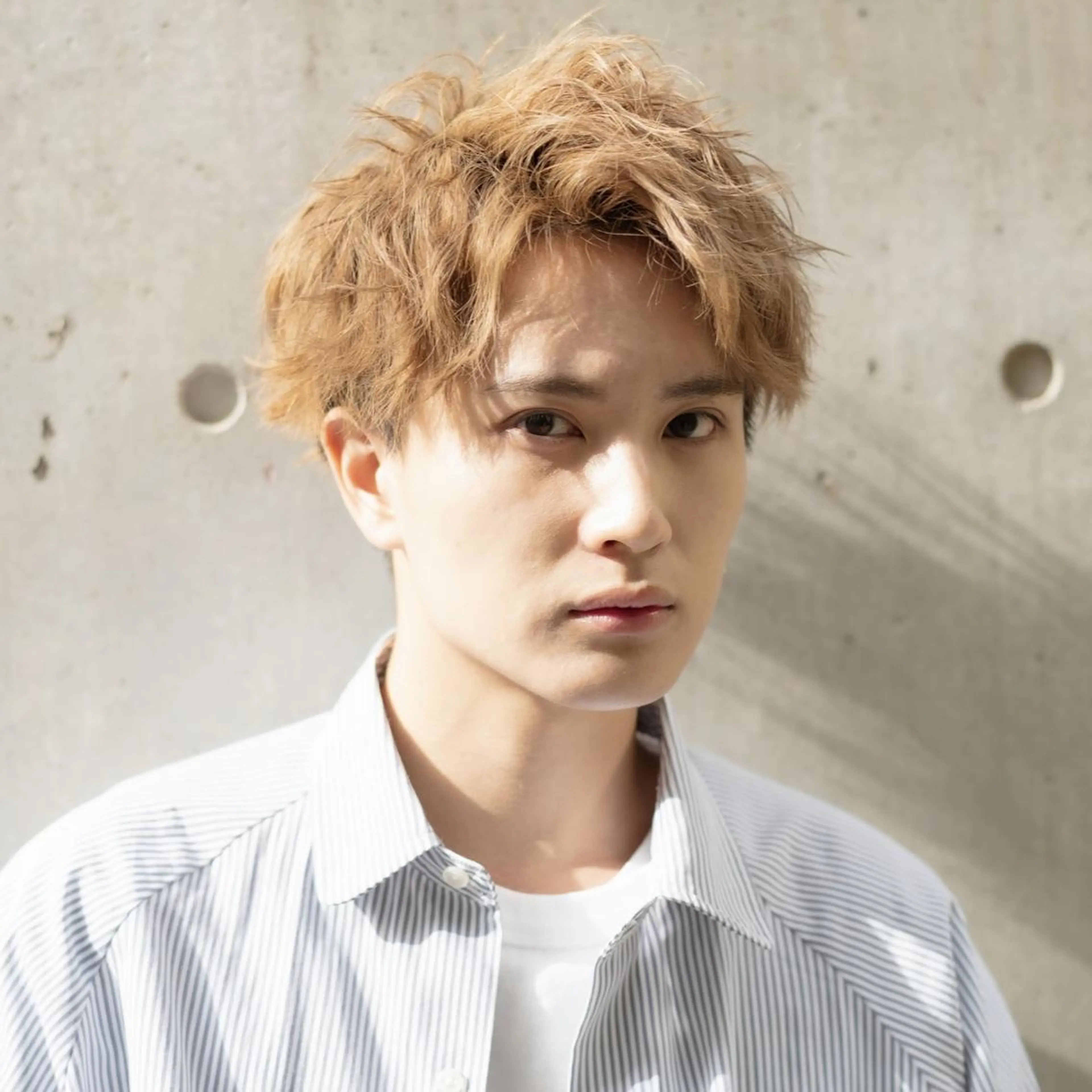 メンズ カラー SOURCE 京橋のヘアスタイル