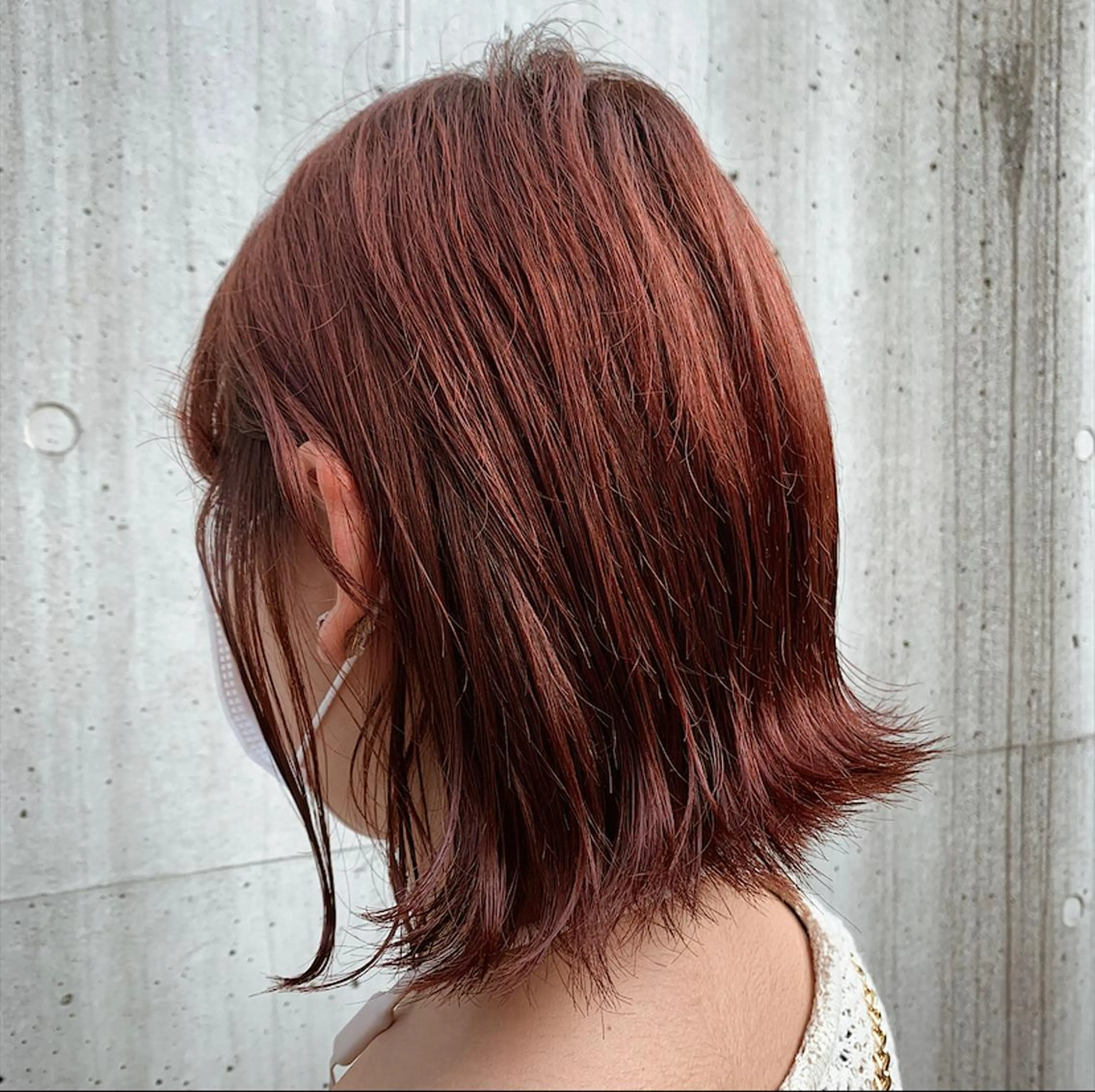 ショート カラー ヘアカラー ボブ/インナーカラー ショート/佐野祥子のヘアスタイル