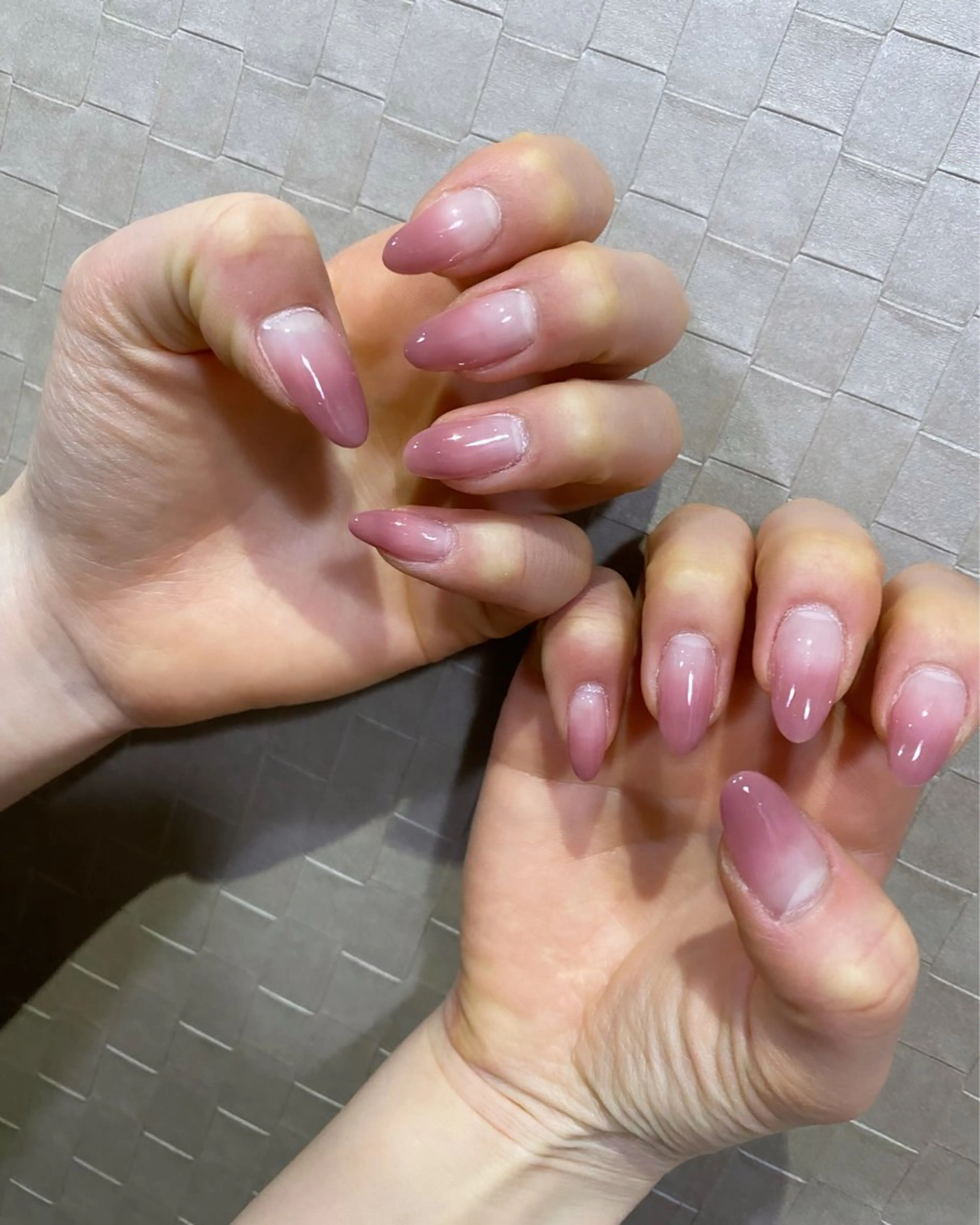 ネイル グラデーション ピンク ハンドネイル mieux YUKoのネイルデザイン