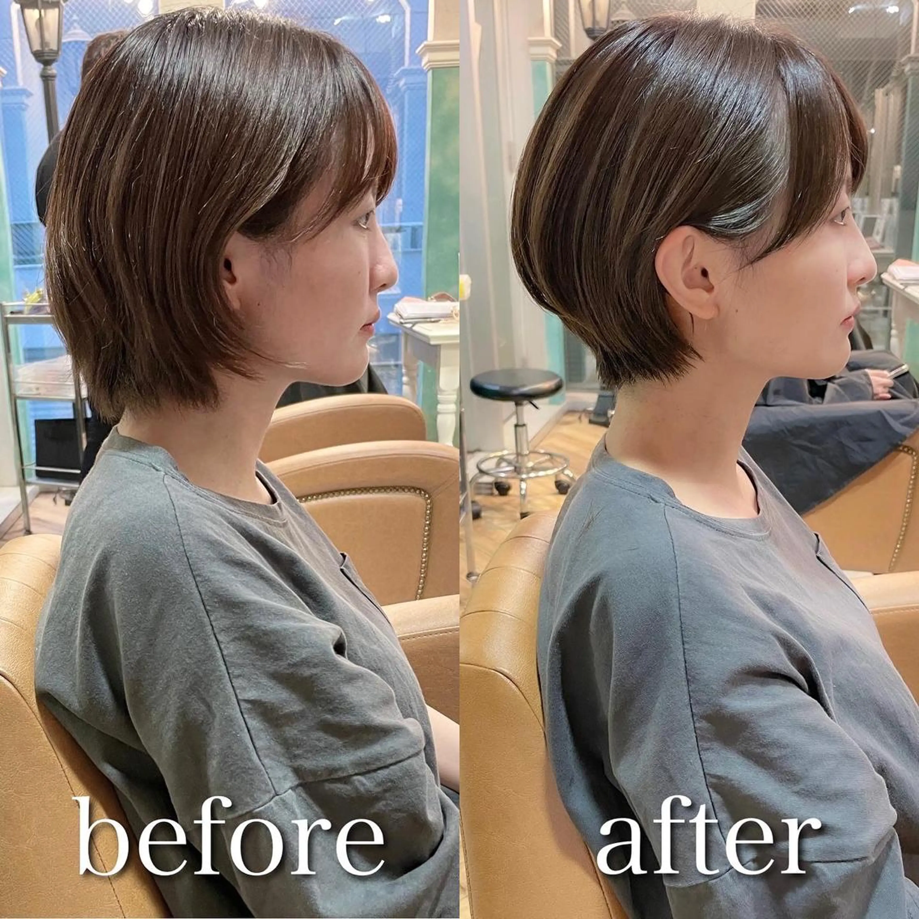 ショート カラー カット ヘアカラー トリートメント ❤️ショートの達人 ❤️成田一輝のヘアスタイル