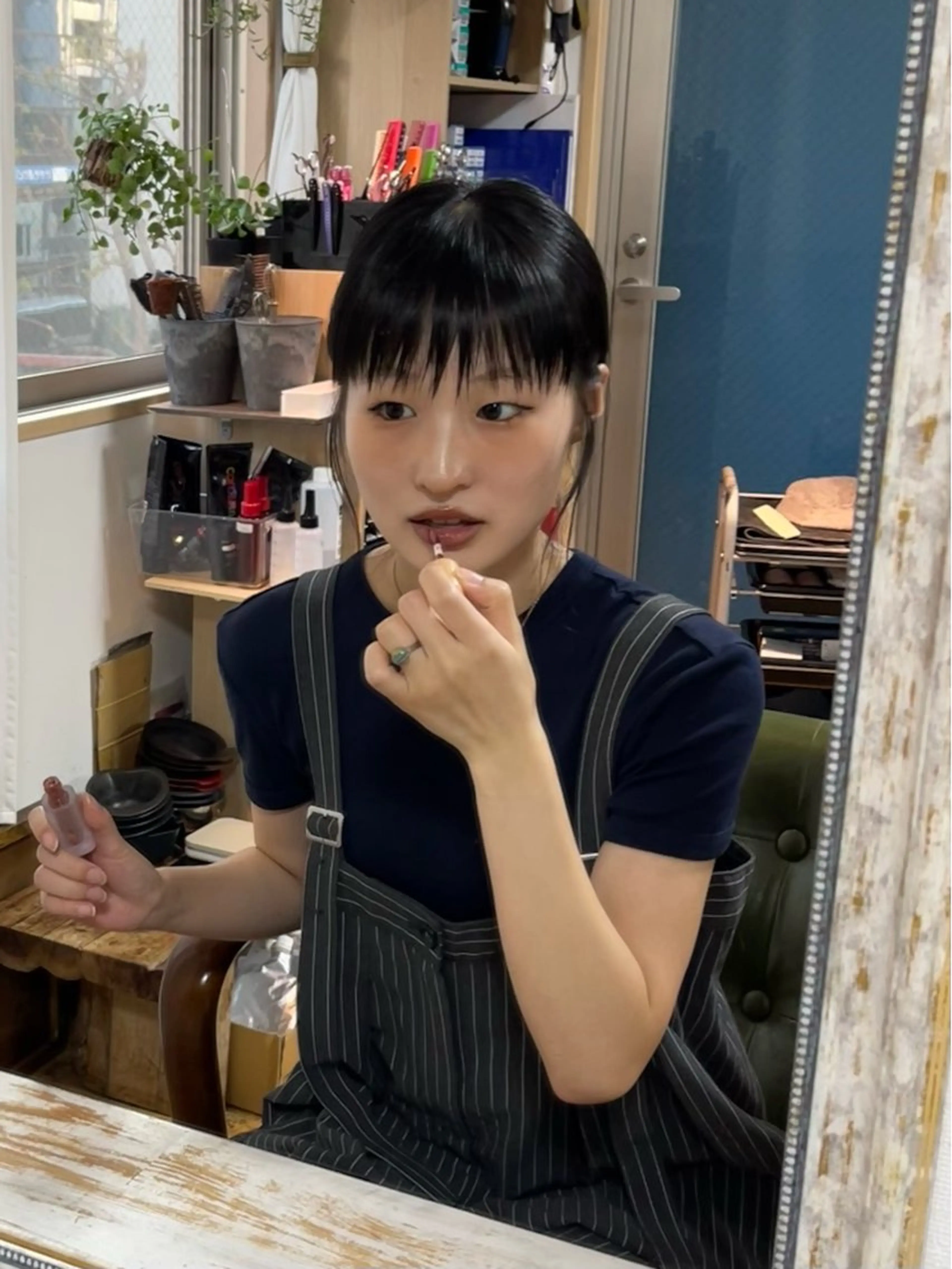 セミロング ヘアカラー トリートメント 園田 渉 ◤SHIKIO◢のヘアスタイル