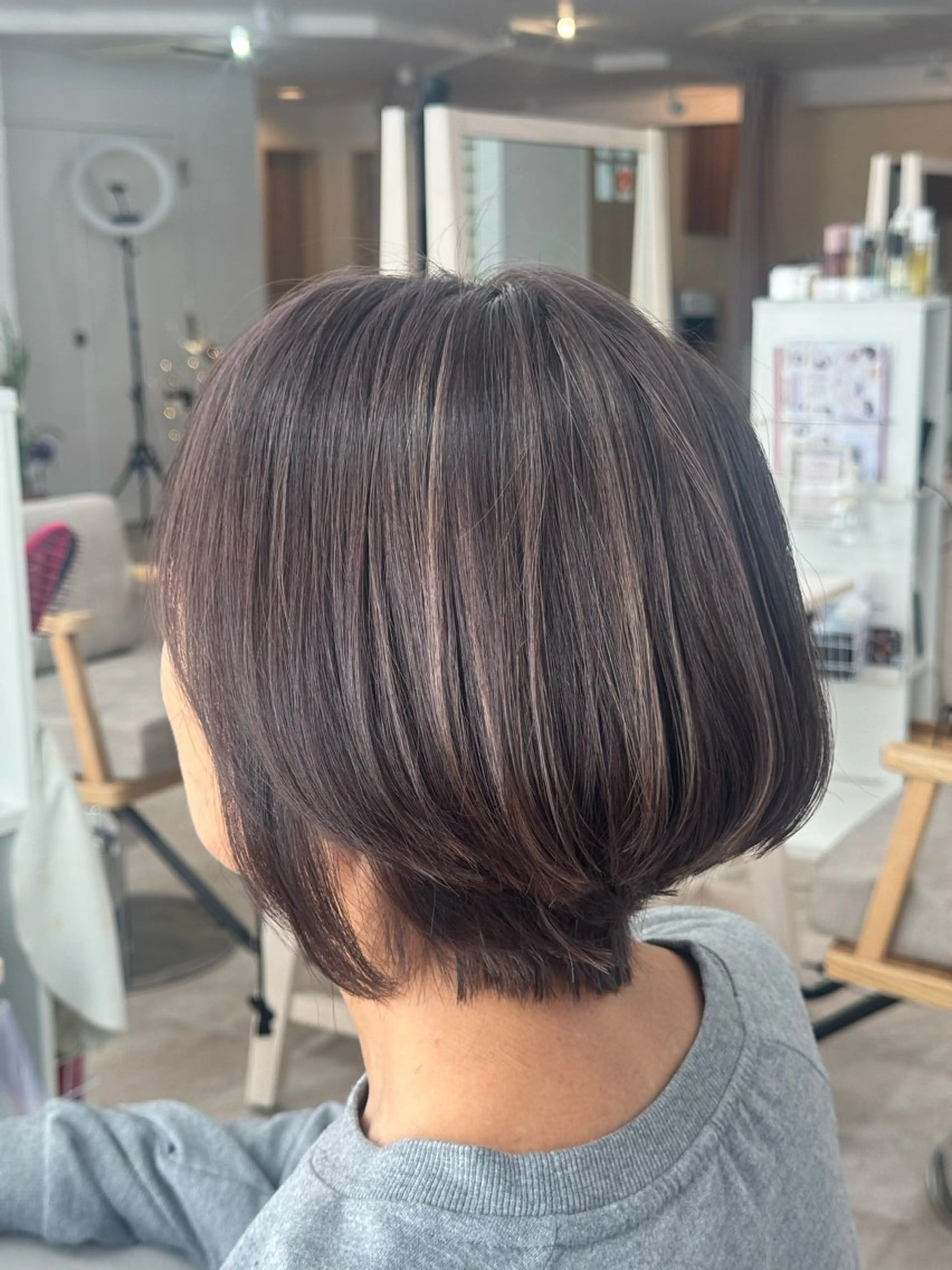 ショート カラー ハイライトカラー ハイライト Kupua所属・石原 硏伍のヘアスタイル