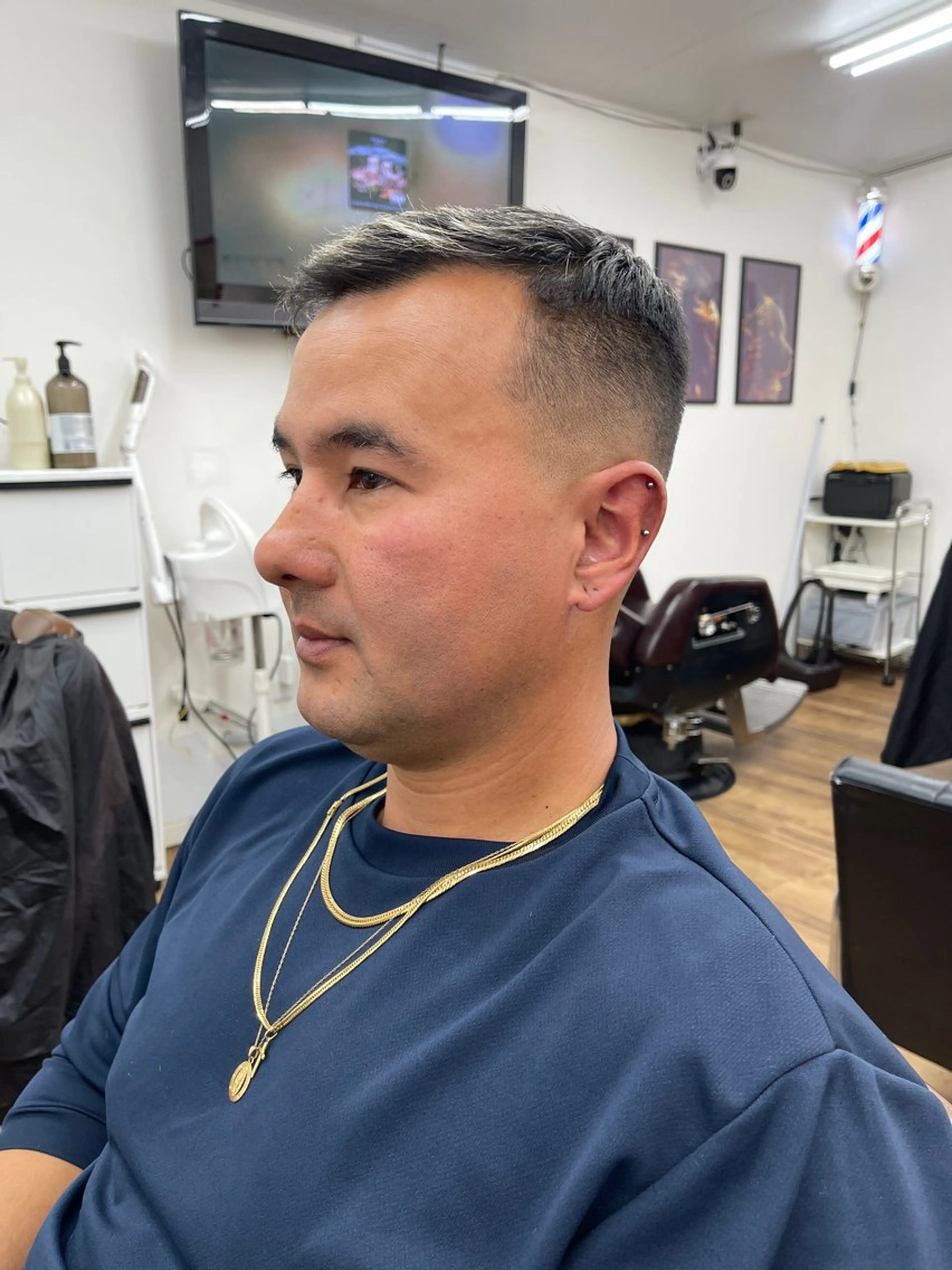 メンズ フェードカット カット KITTO KATSU所属・女性理容師 黒岩　さちのヘアスタイル