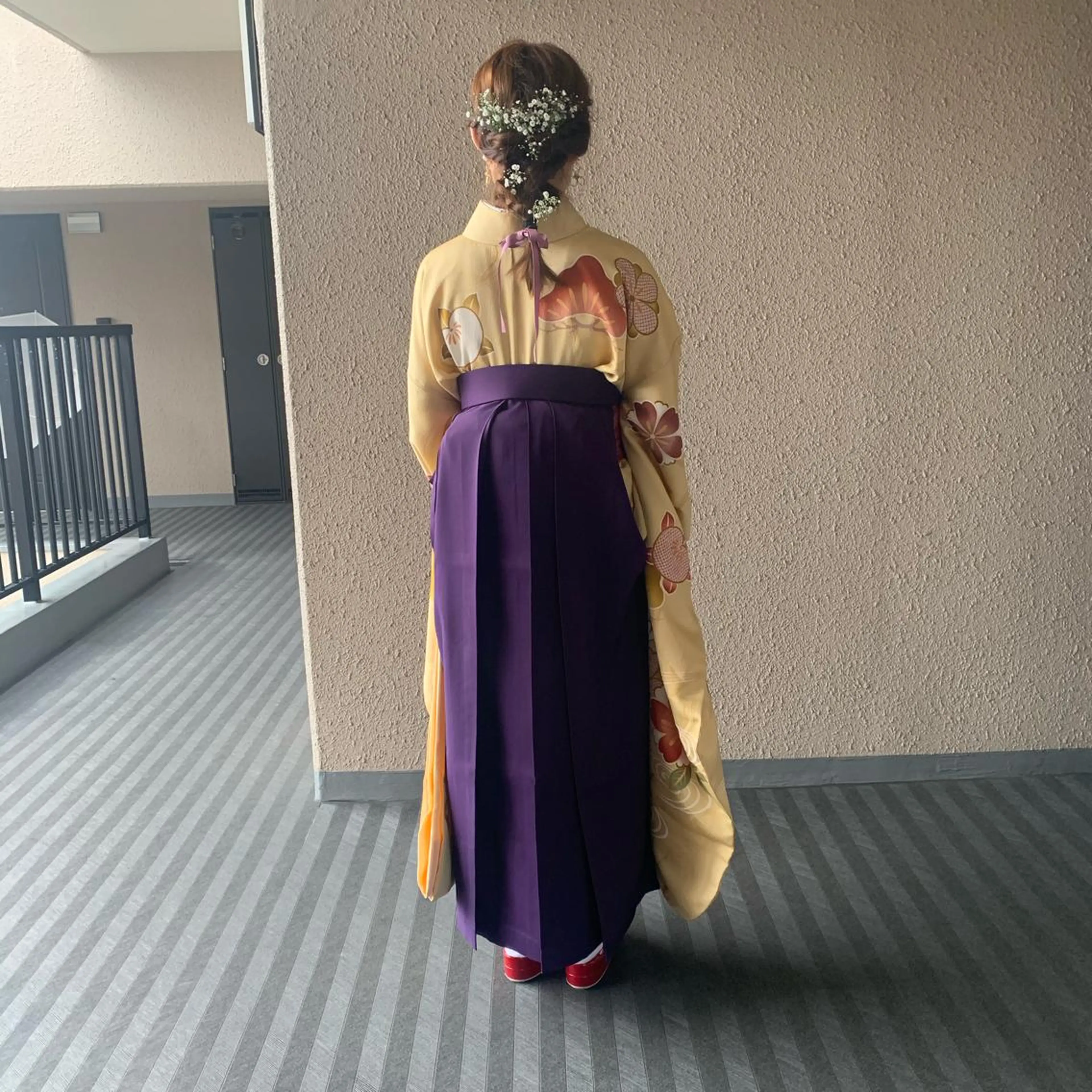 セミロング 卒業式のヘアスタイル 着付け chouette/ 根本優希のヘアスタイル