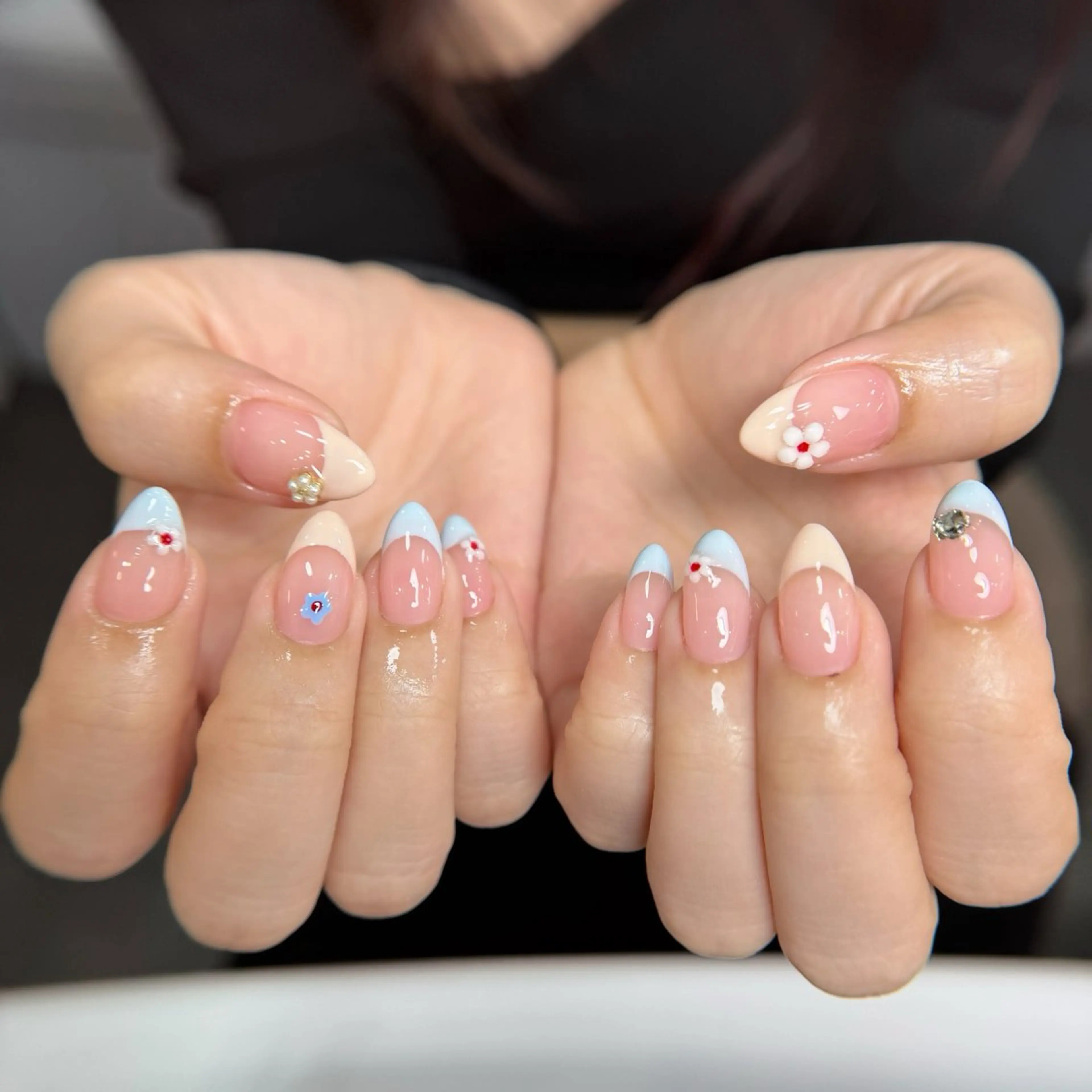 ネイル 長さ出し ジェルネイル 持ち込み オフィスネイル ワンカラーネイル Michi_Nails_Salon所属・Michi Nail Staffのネイルデザイン