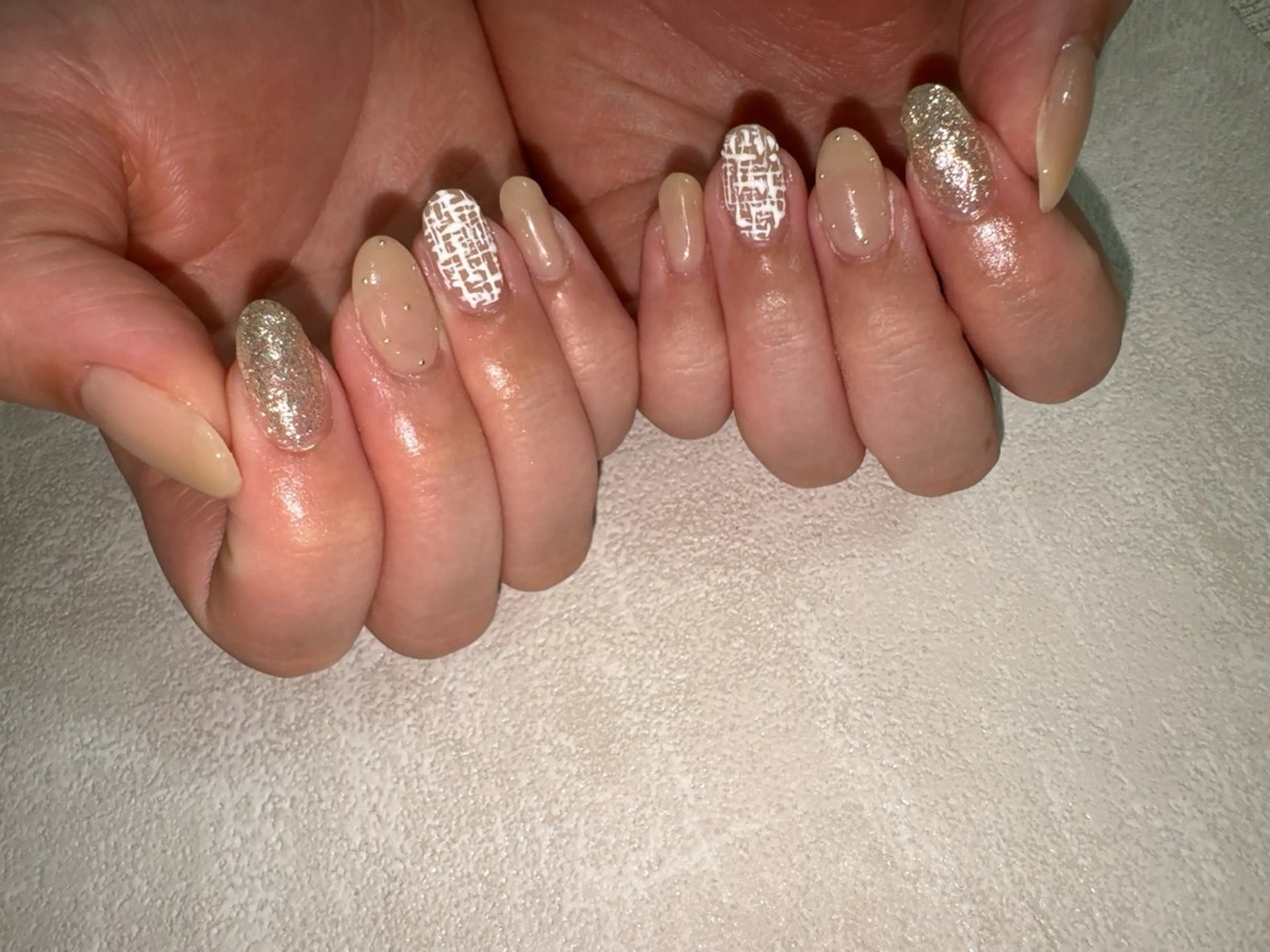 ネイル オーロラネイル フットネイル フレンチネイル ジェルネイル マグネットネイル ハンドネイル kikinail 溝の口のネイルデザイン