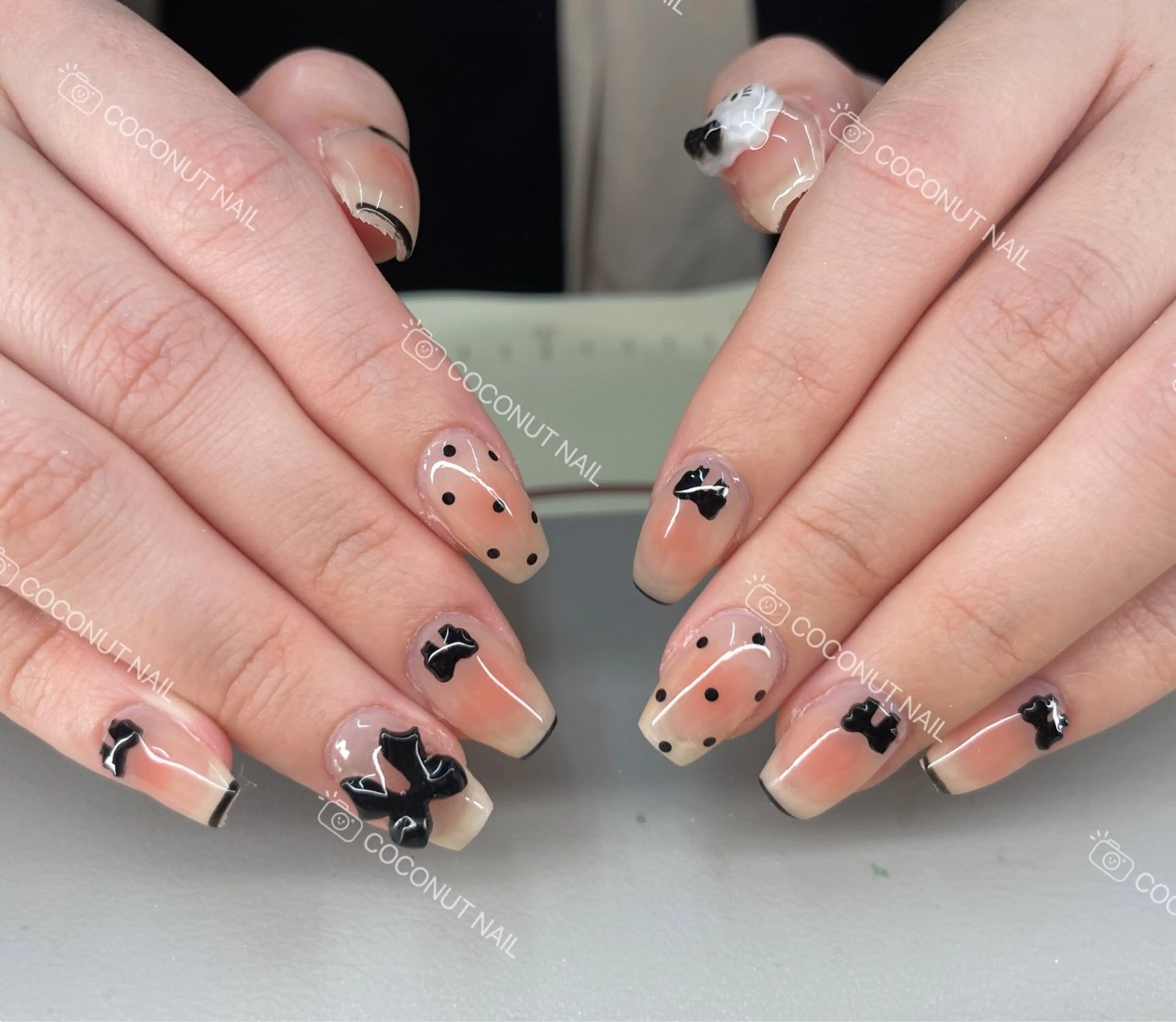 ネイル ハンドネイル 神田 ココナッツのネイルデザイン
