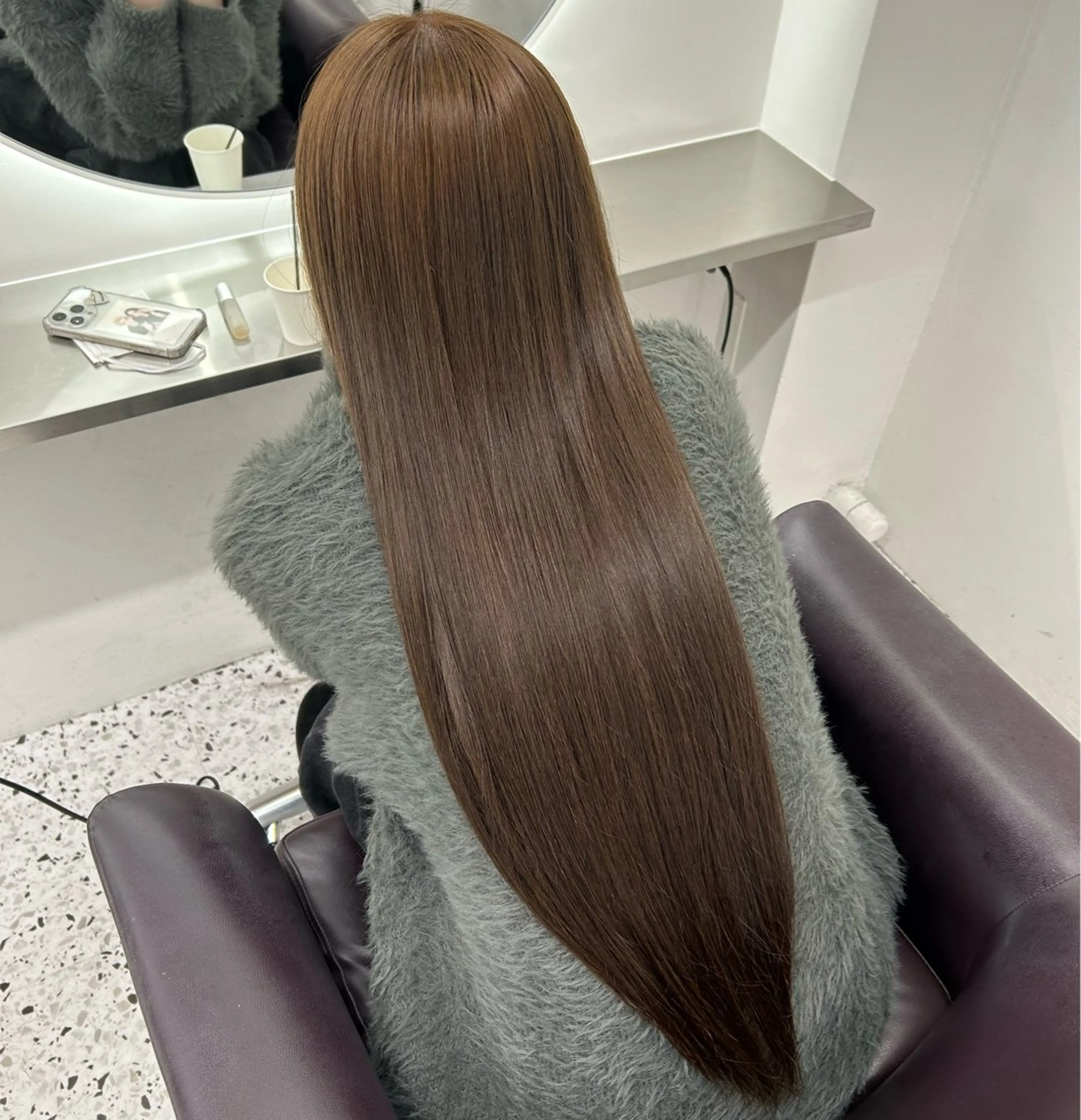 ロング カラー ヘアアレンジ ベージュカラー ヘーゼル 銀座terrace所属・🫧透明感／艶カラー 🫧Ryuseiのヘアスタイル