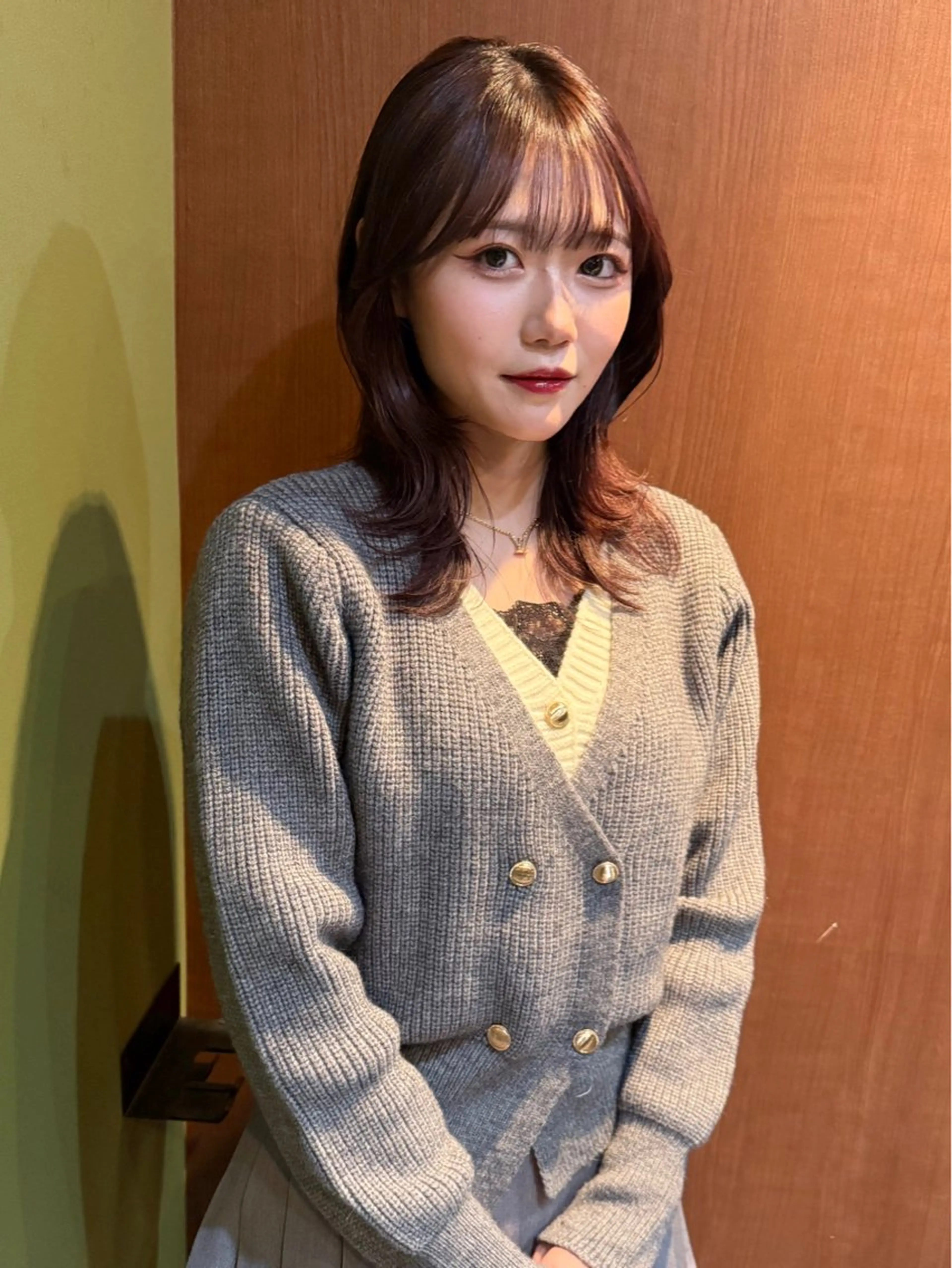 ミディアム カラー ハイトーンカラー カット ヘアカラー トリートメント mai / linoah˚✧のヘアスタイル