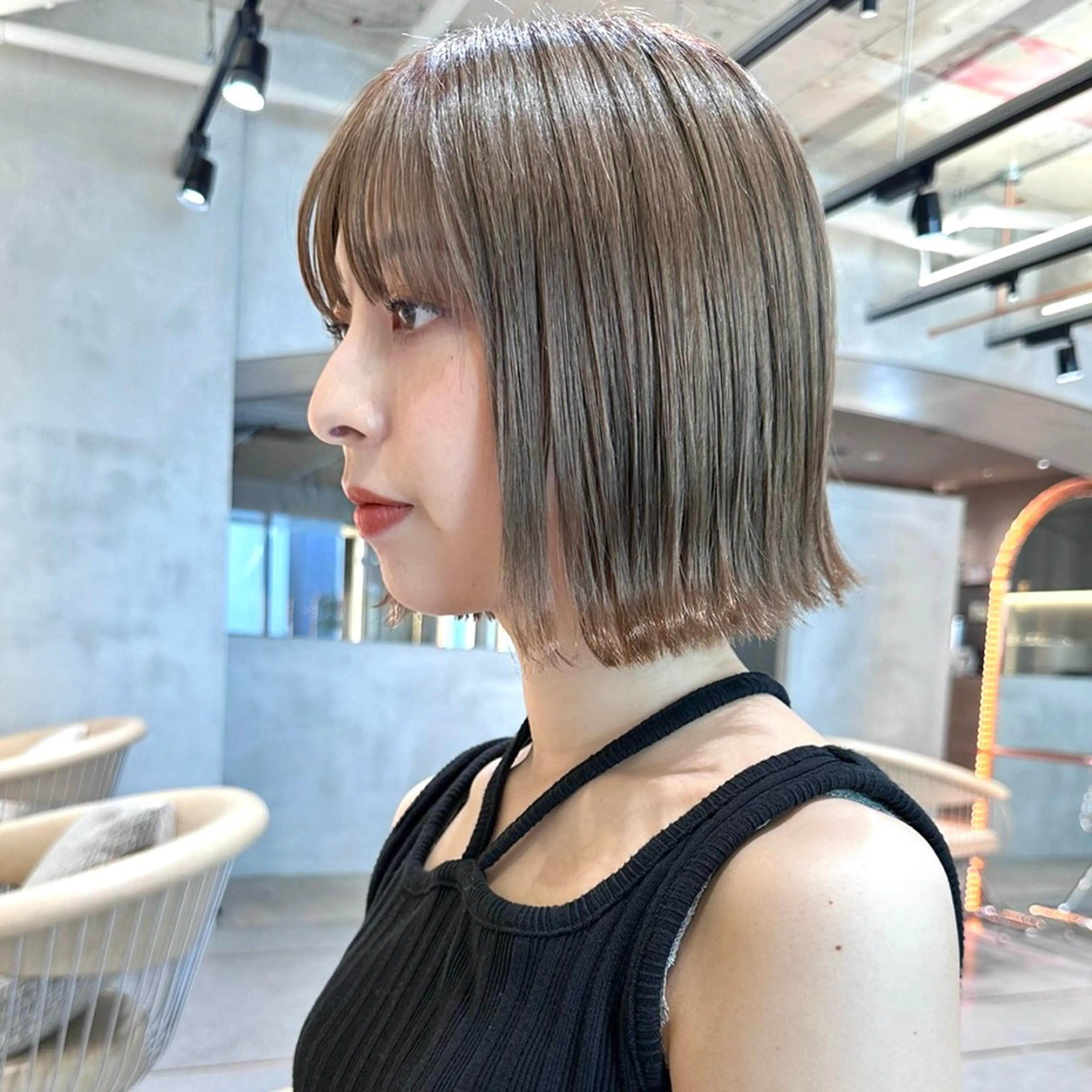 ミディアム ボブ 似合わせカット 外ハネヘア ボブ/くびれボブ/ 髪質改善/Ru-kaのヘアスタイル