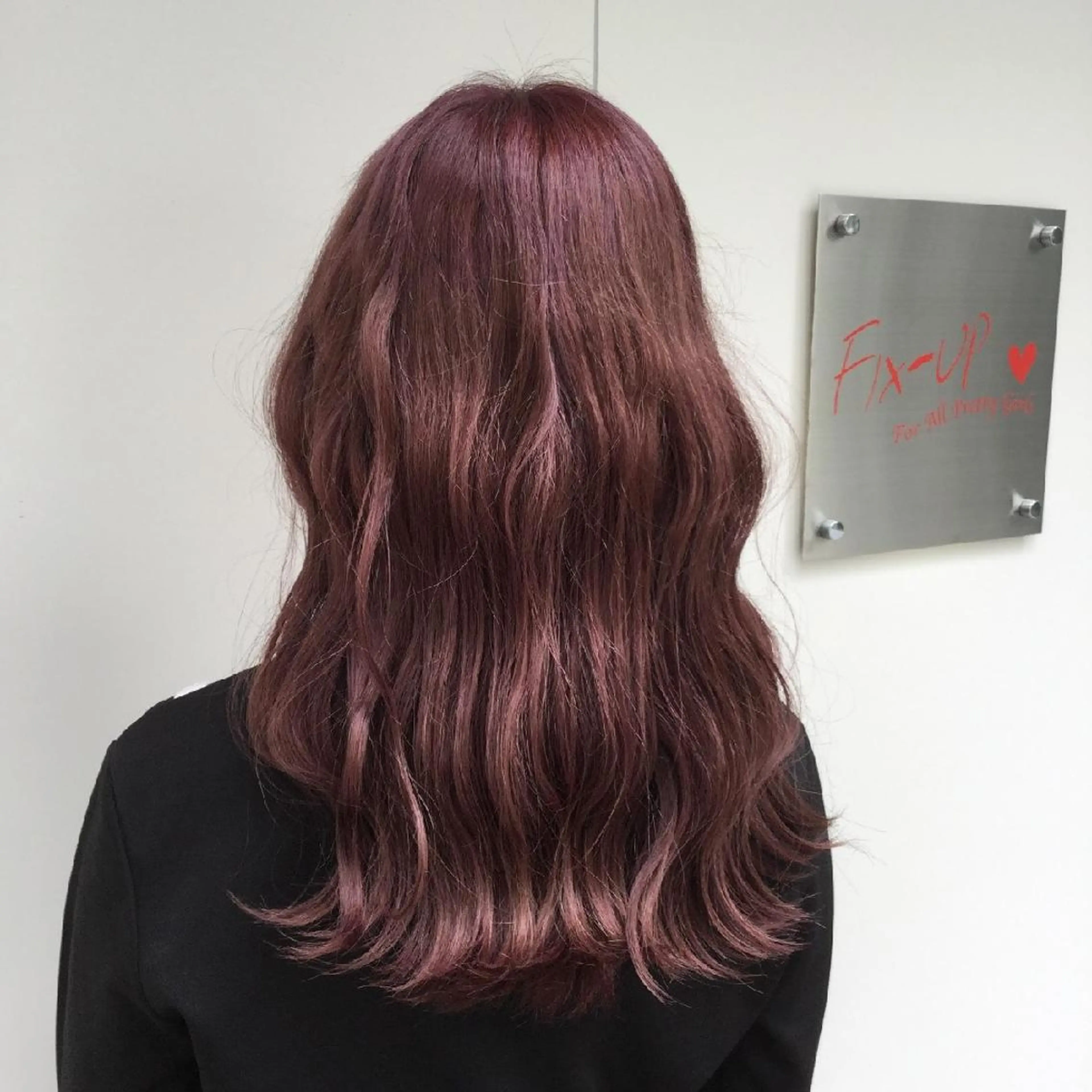 セミロング カラー 艶髪サラサラカラー 🌈前原健吾のヘアスタイル