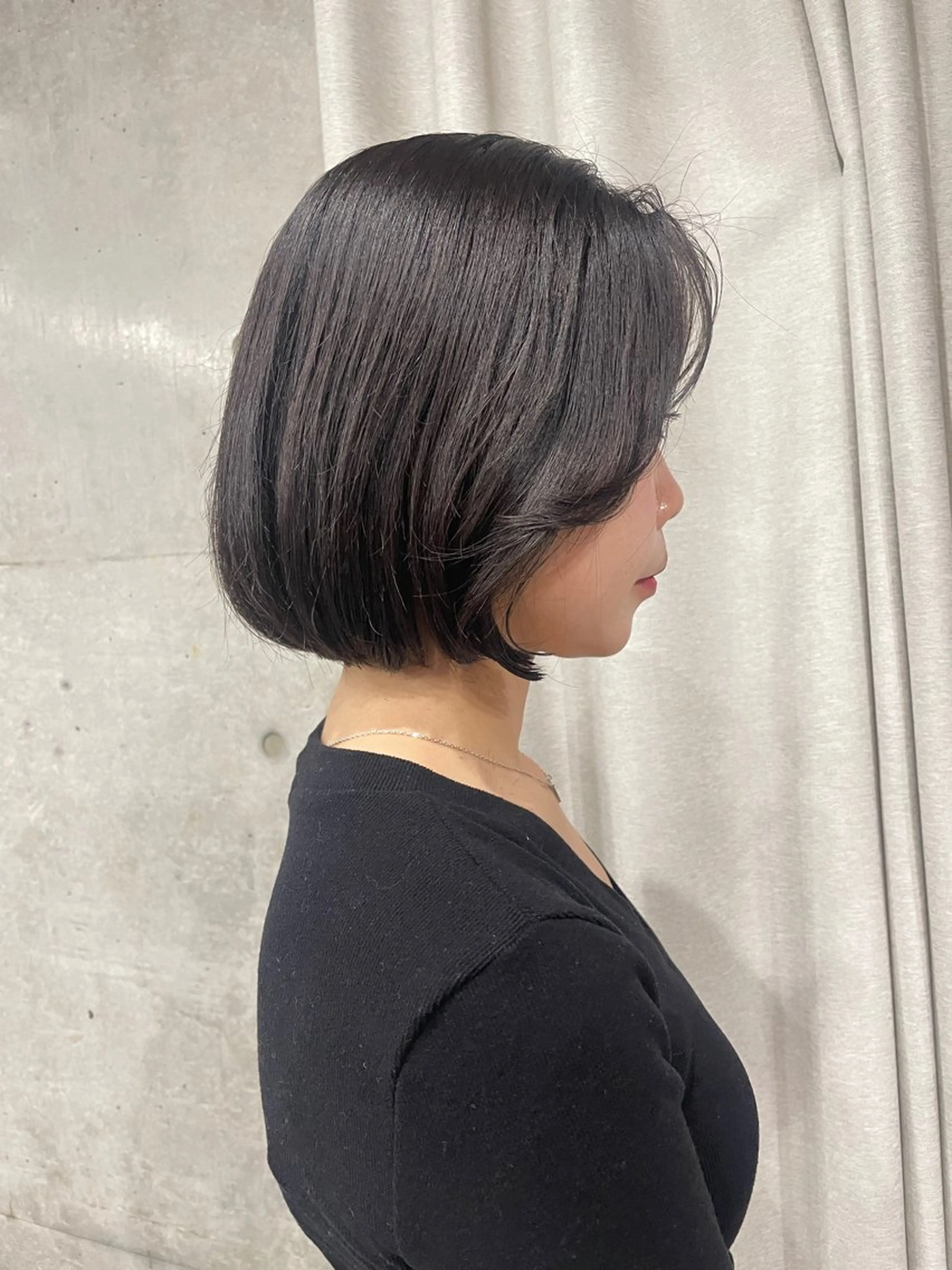 ミディアム カラー カット ヘアカラー トリートメント 表参道/髪質改善・ 透明感 colorのヘアスタイル