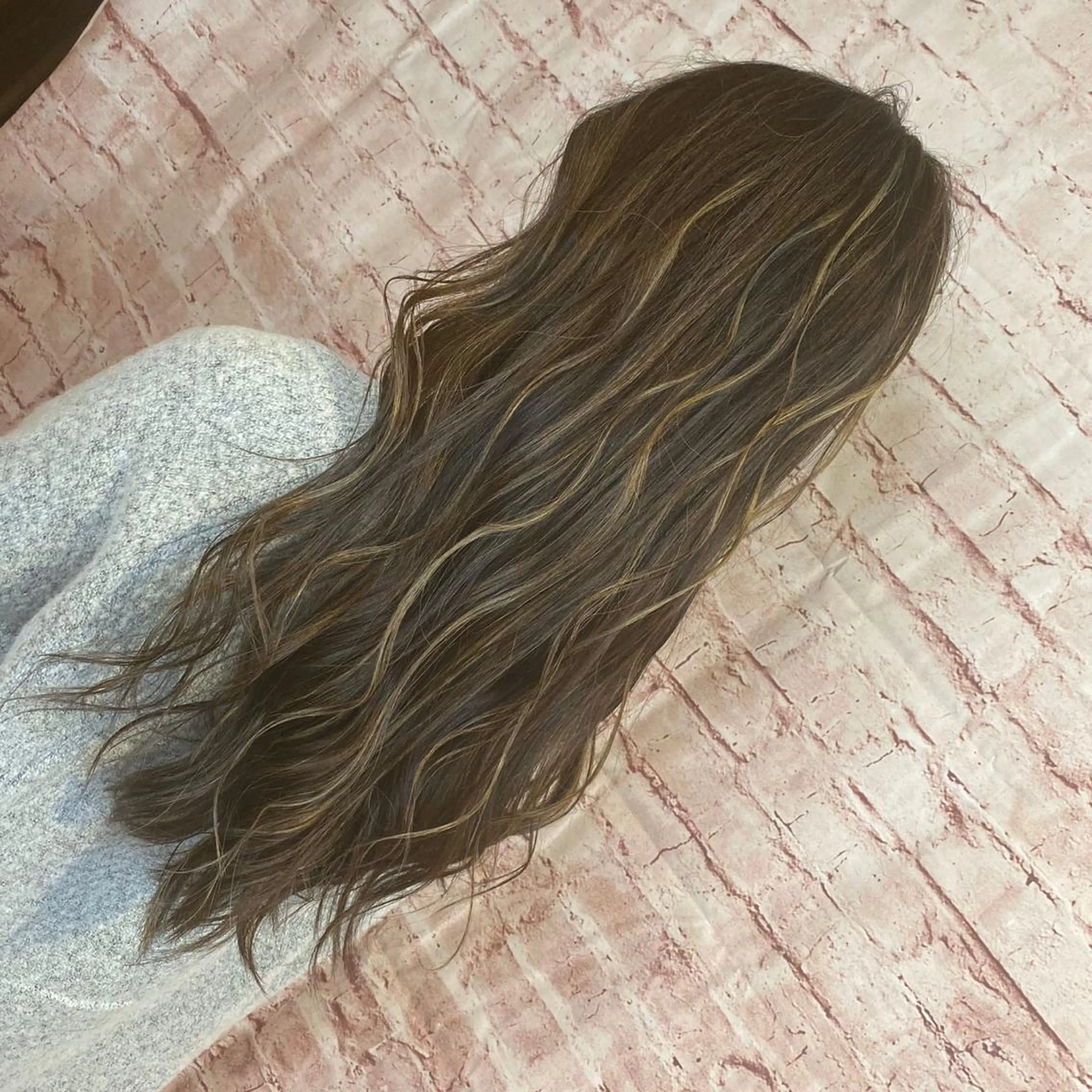 カラー ハイライトカラー 下條 真のヘアスタイル