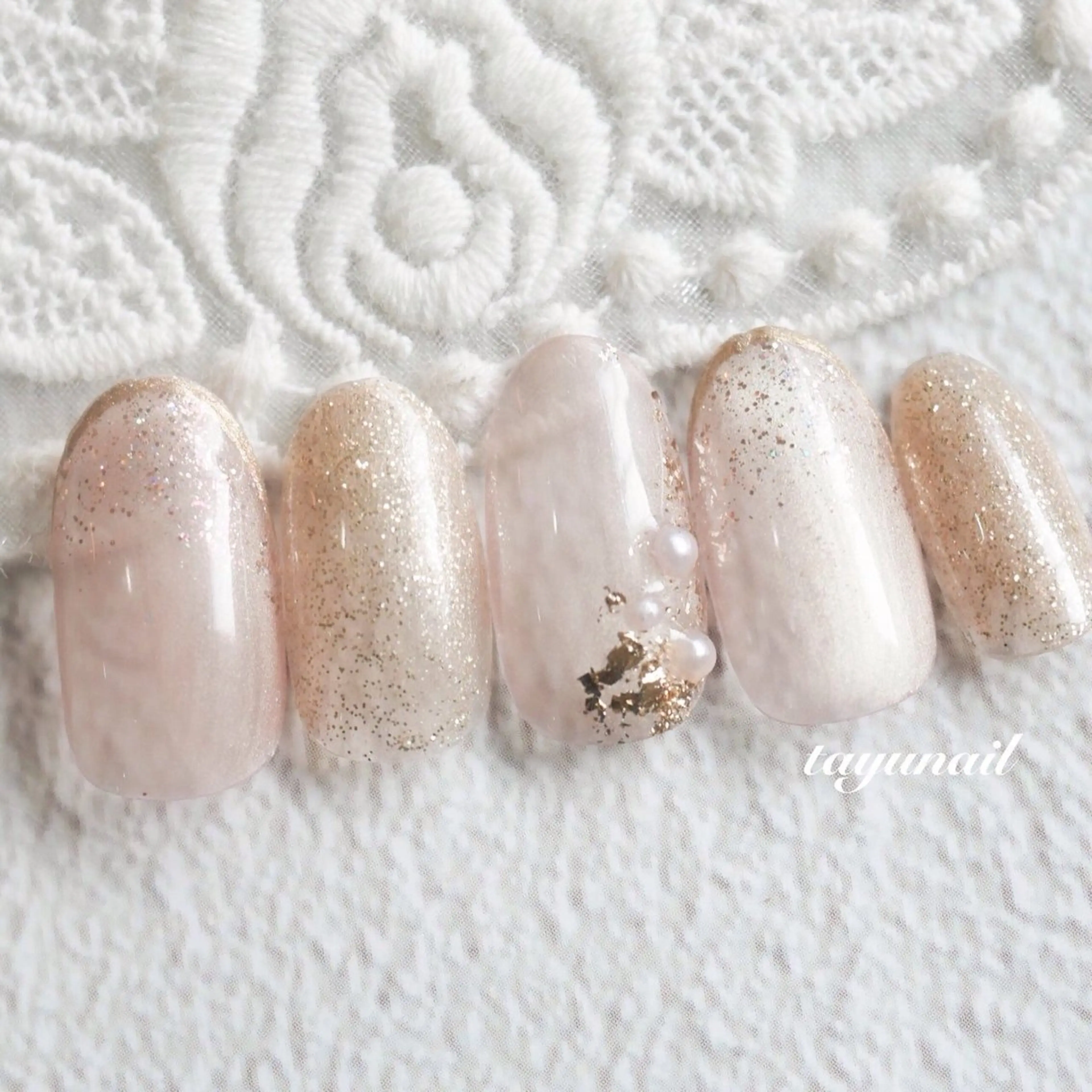 ネイル アートネイル ジェルネイル パラジェル ハンドネイル ネイルサロン・ネイルスクール　たゆnail所属・ネイルサロン 【たゆnail】のネイルデザイン