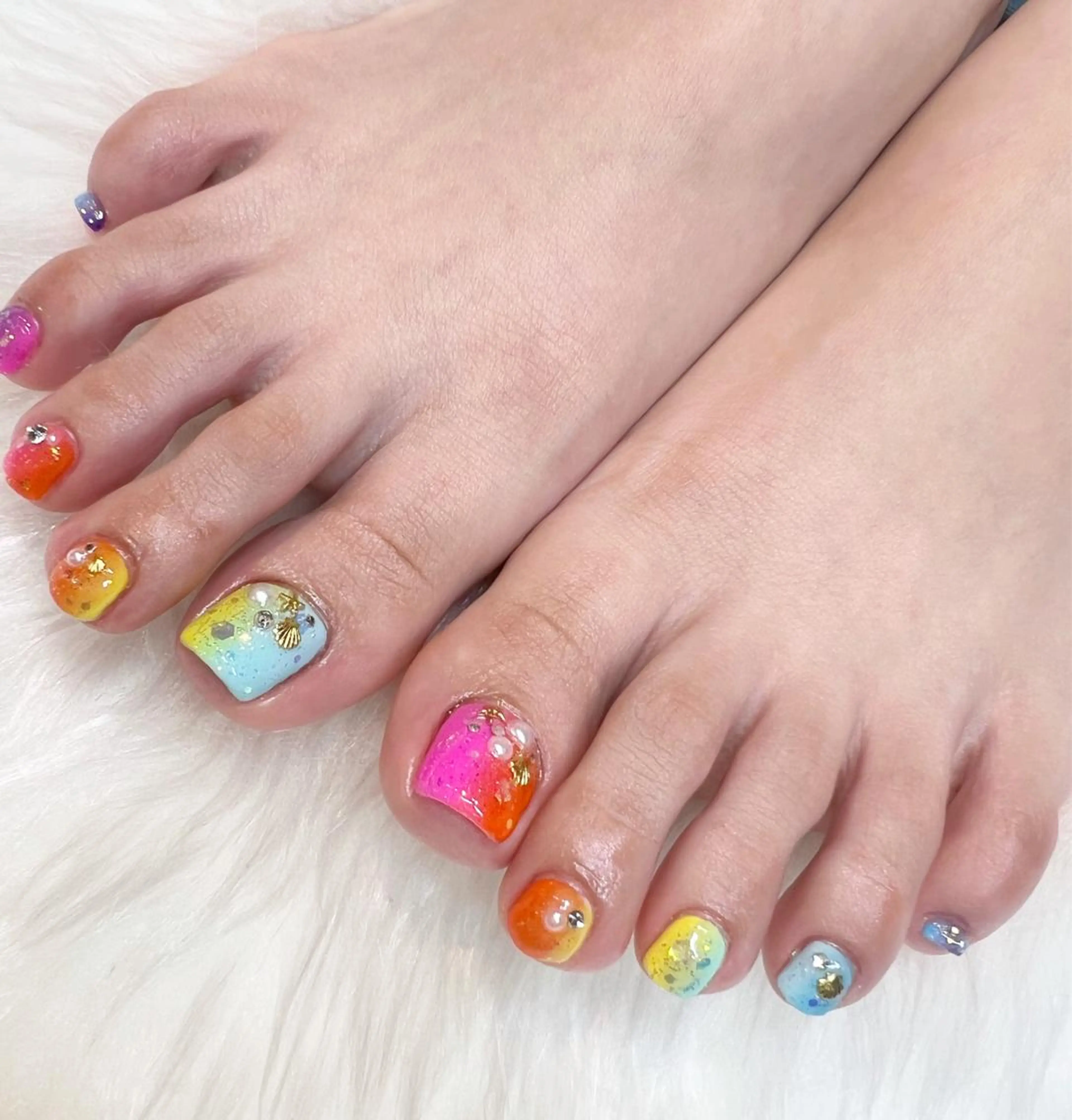 ネイル フットネイル glow_ nailのネイルデザイン