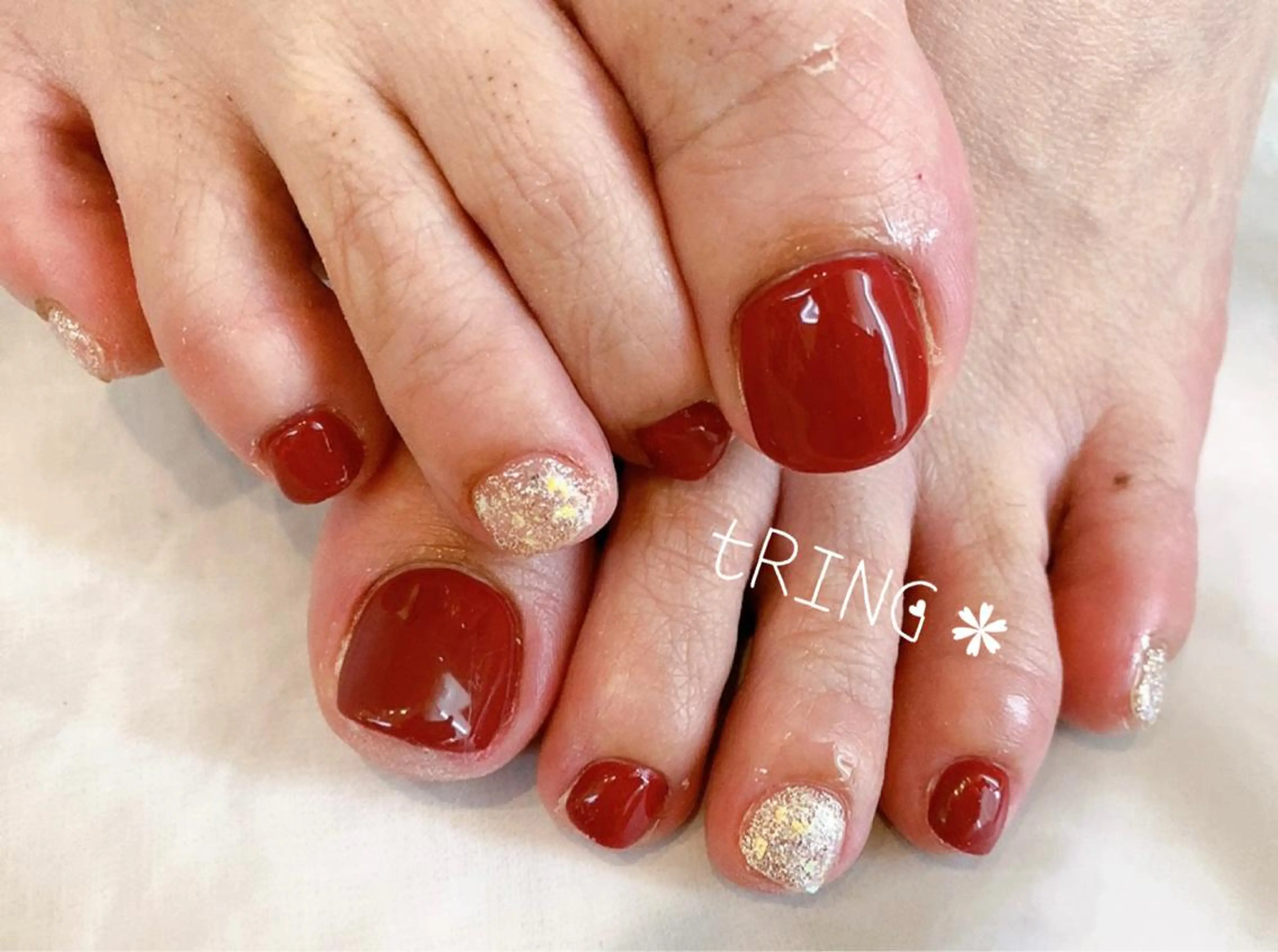 ネイル ハンドネイル tRING＊ しいの木台のネイルデザイン