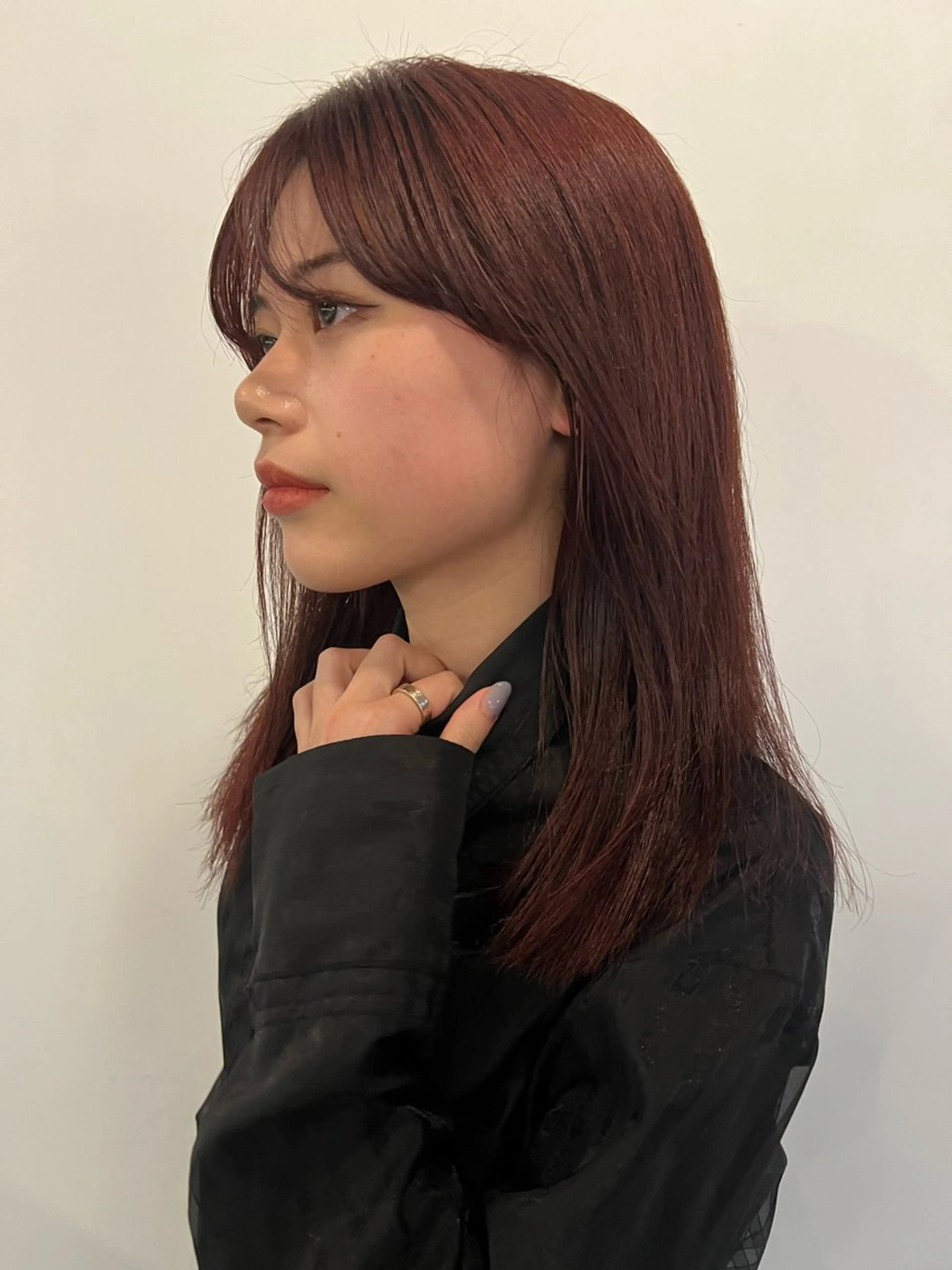 セミロング カラー ヘアカラー KOCHAB本山所属・三谷 はるなのヘアスタイル