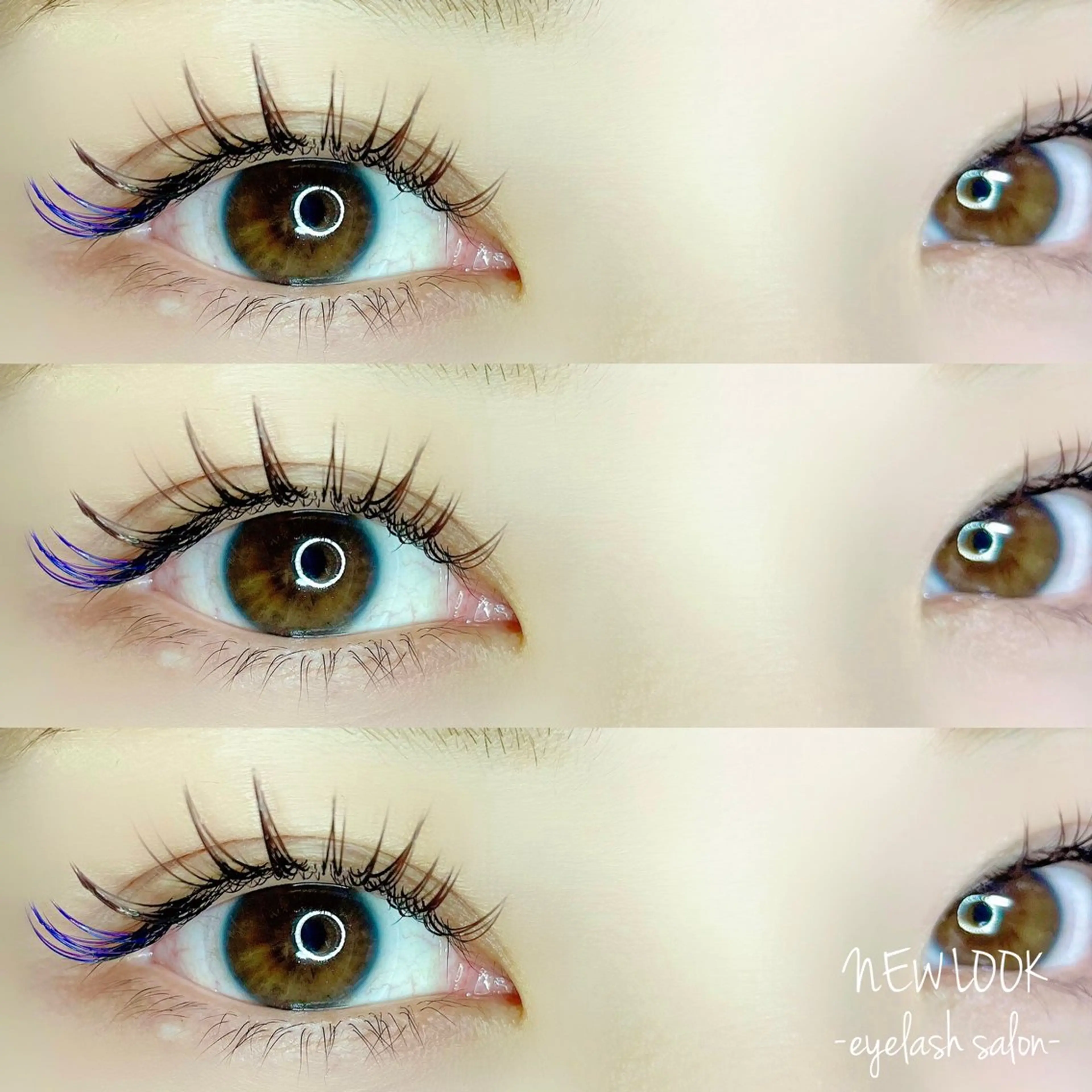 マツエク・マツパ カラーマツエク マツエク NEW LOOKのマツエク・マツパデザイン