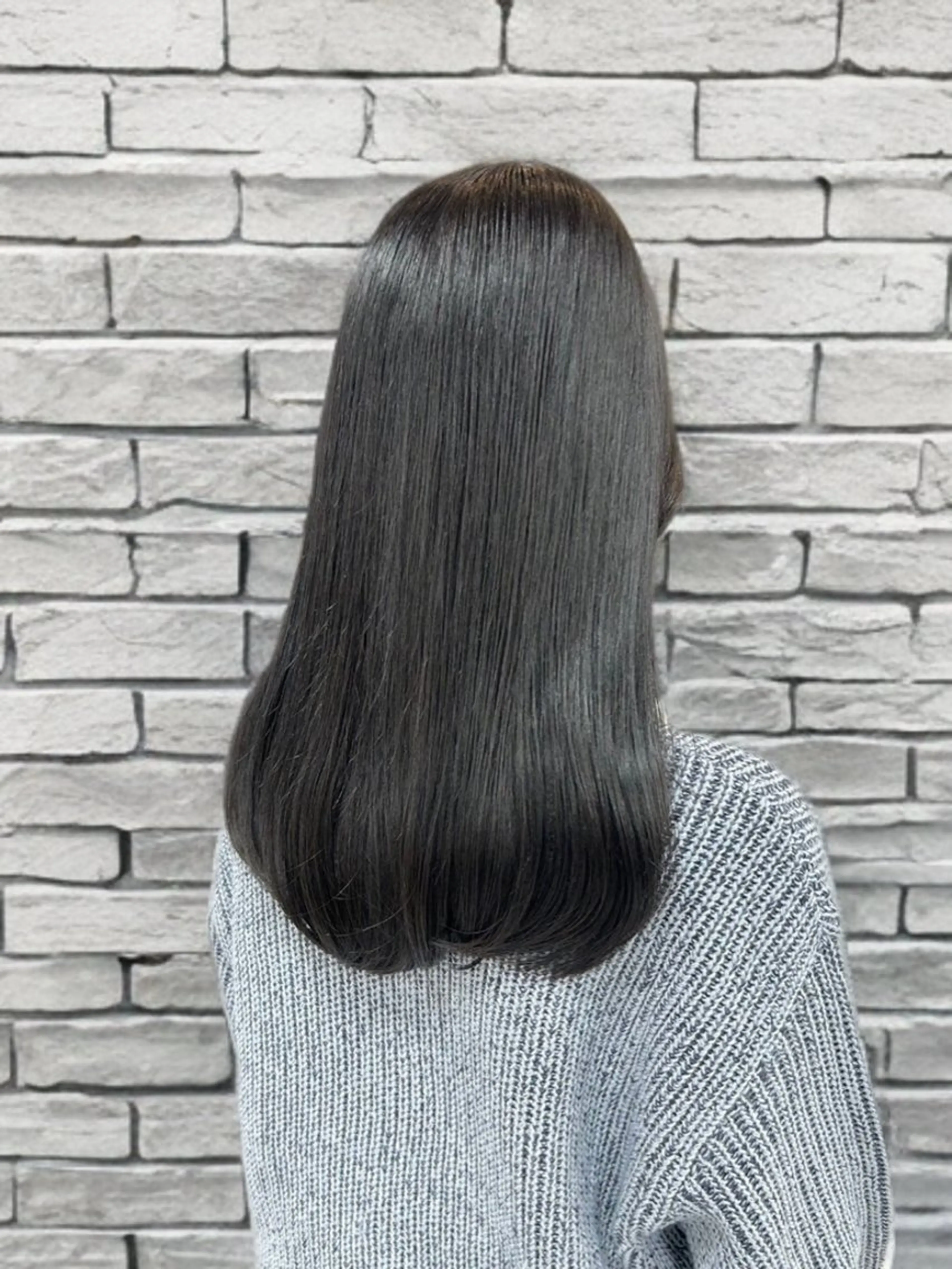 ロング カット ヘアカラー トリートメント 髪質改善×レイヤー 高嶋のヘアスタイル