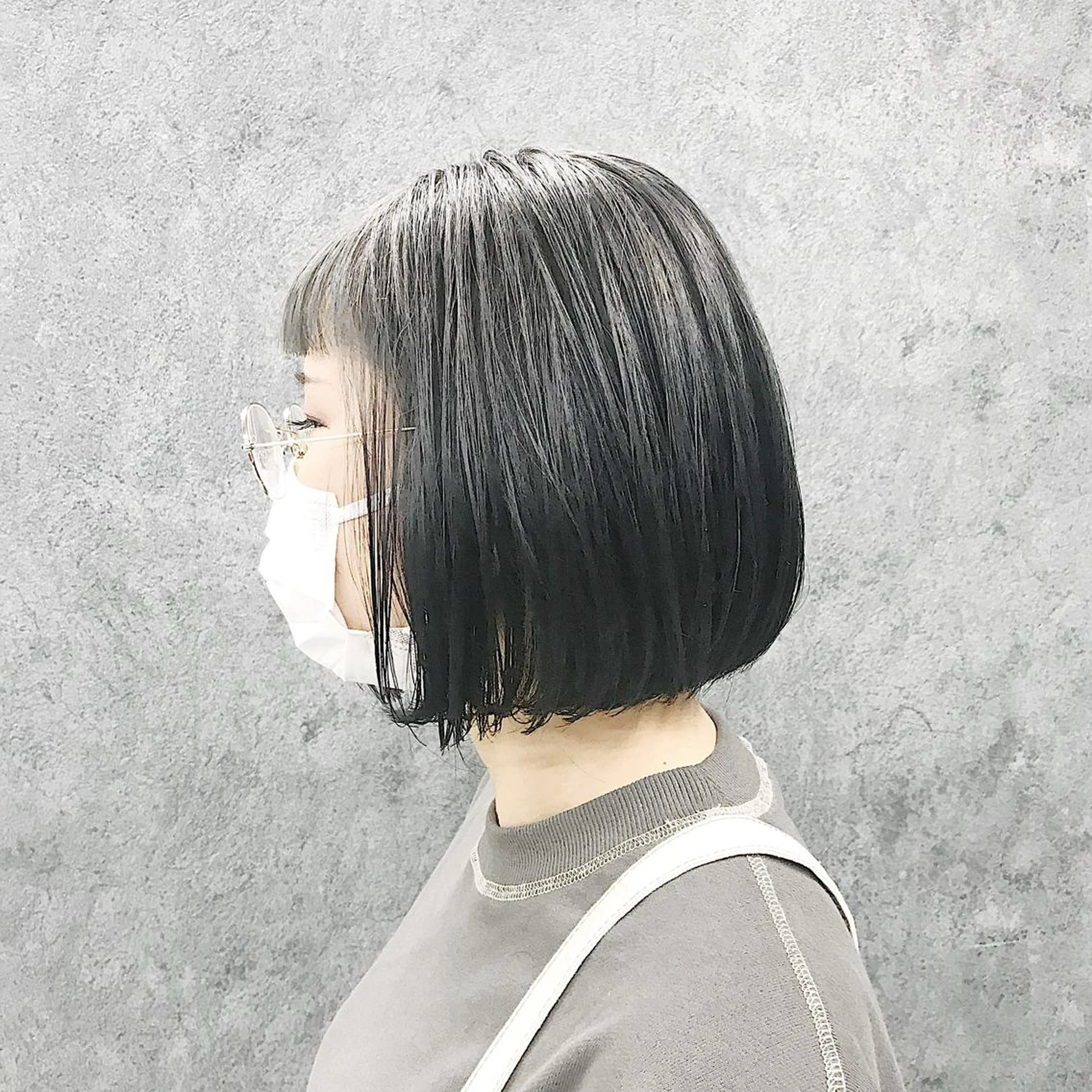 ミディアム カット ヘアカラー トリートメント 所渉/韓国レイヤー /ウルフカットのヘアスタイル