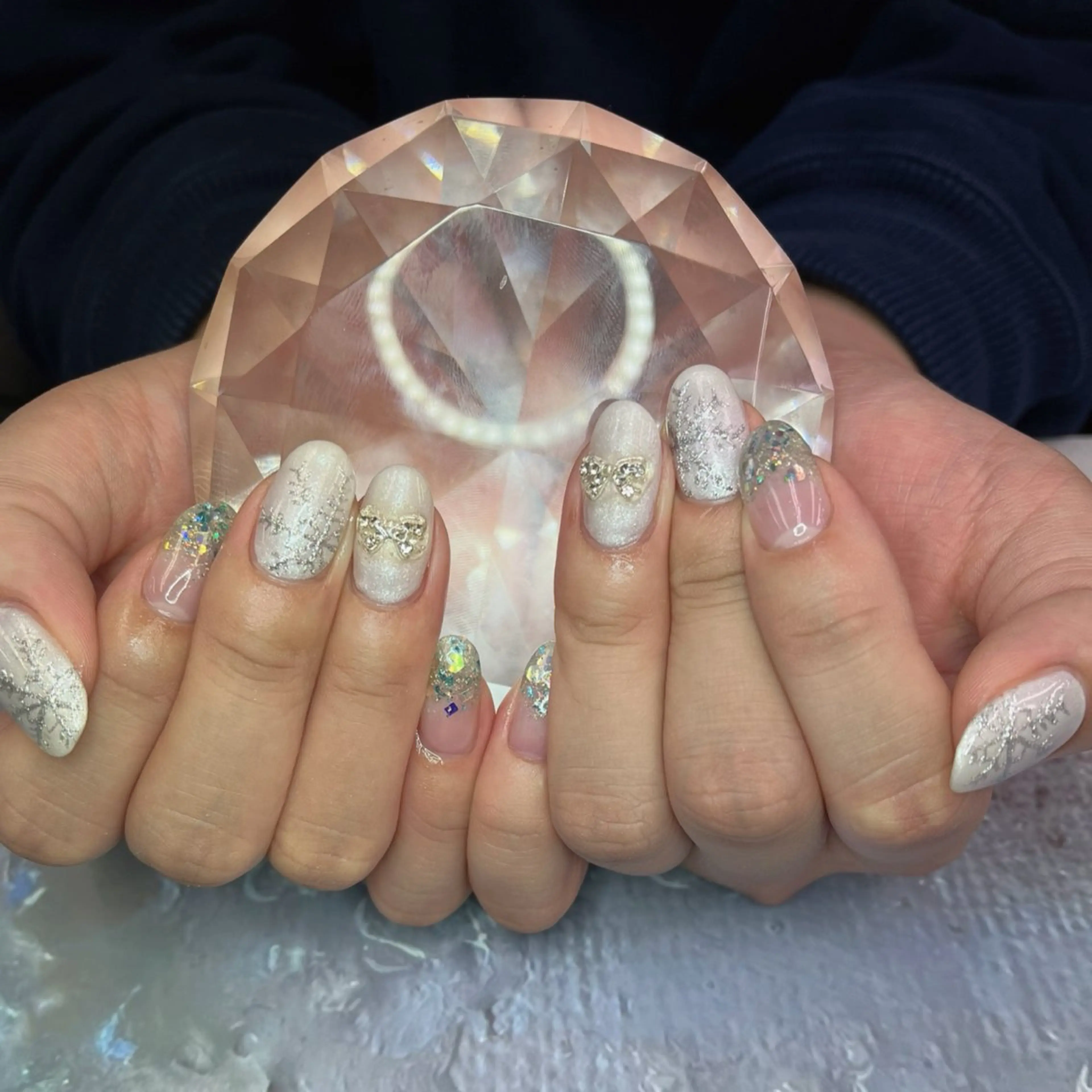 ネイル 冬ネイル ブルーデイジー栄本店所属・BlueDaisy 栄本店のネイルデザイン