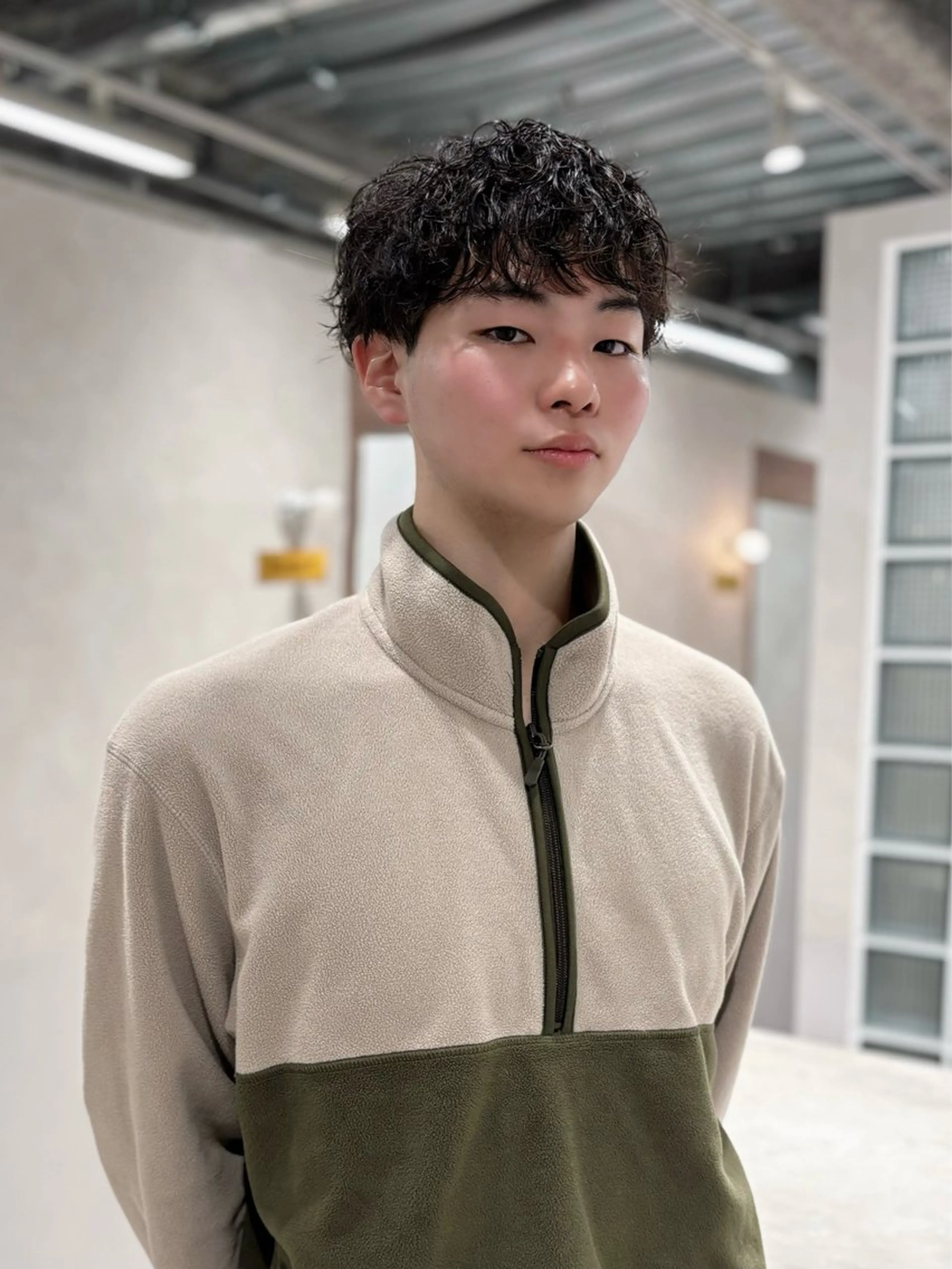 ショート garage.所属・吉田 慎冴/メンズパーマのヘアスタイル