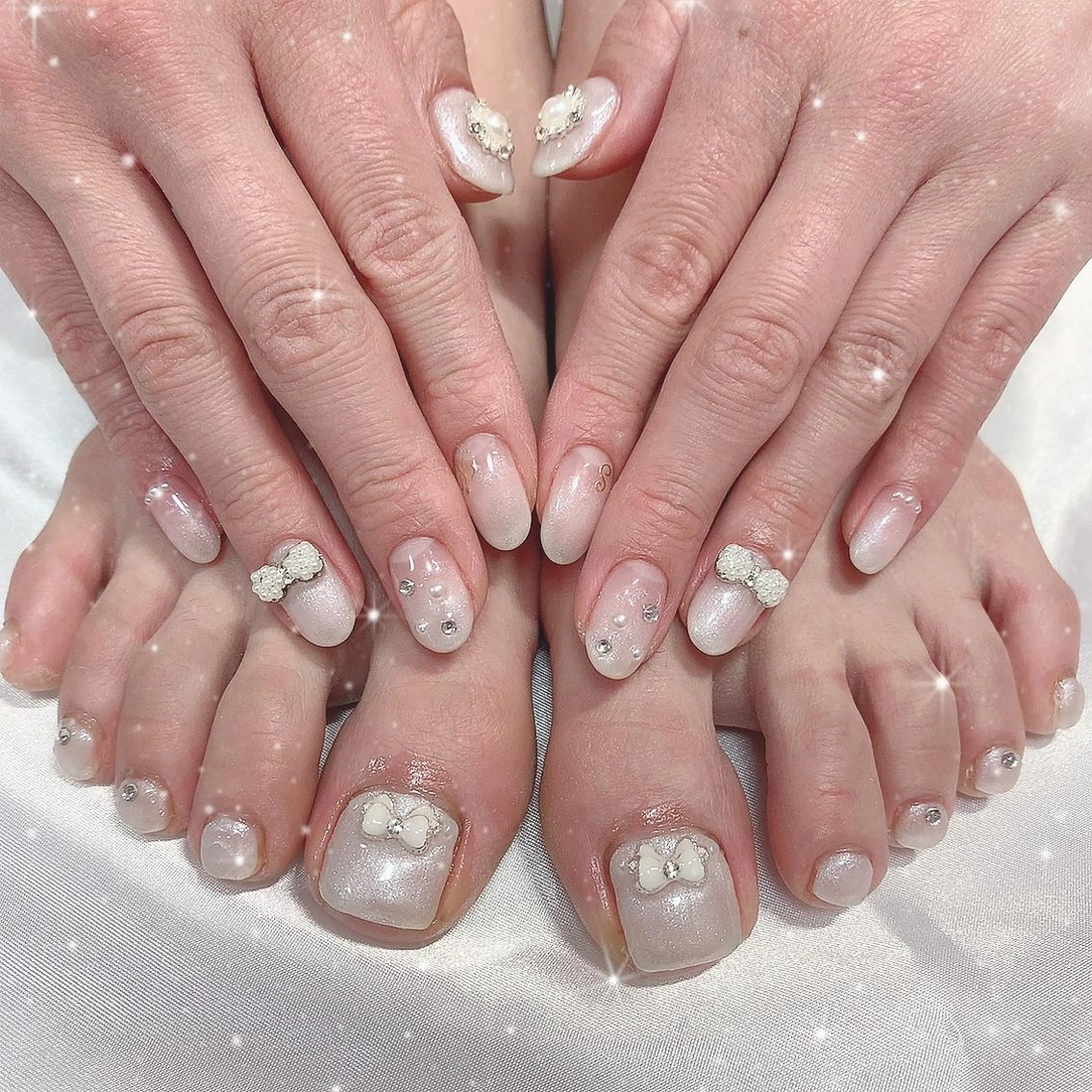 ネイル フットネイル 持ち込み ハンドネイル フットネイル Best Nail NANA🤍のネイルデザイン