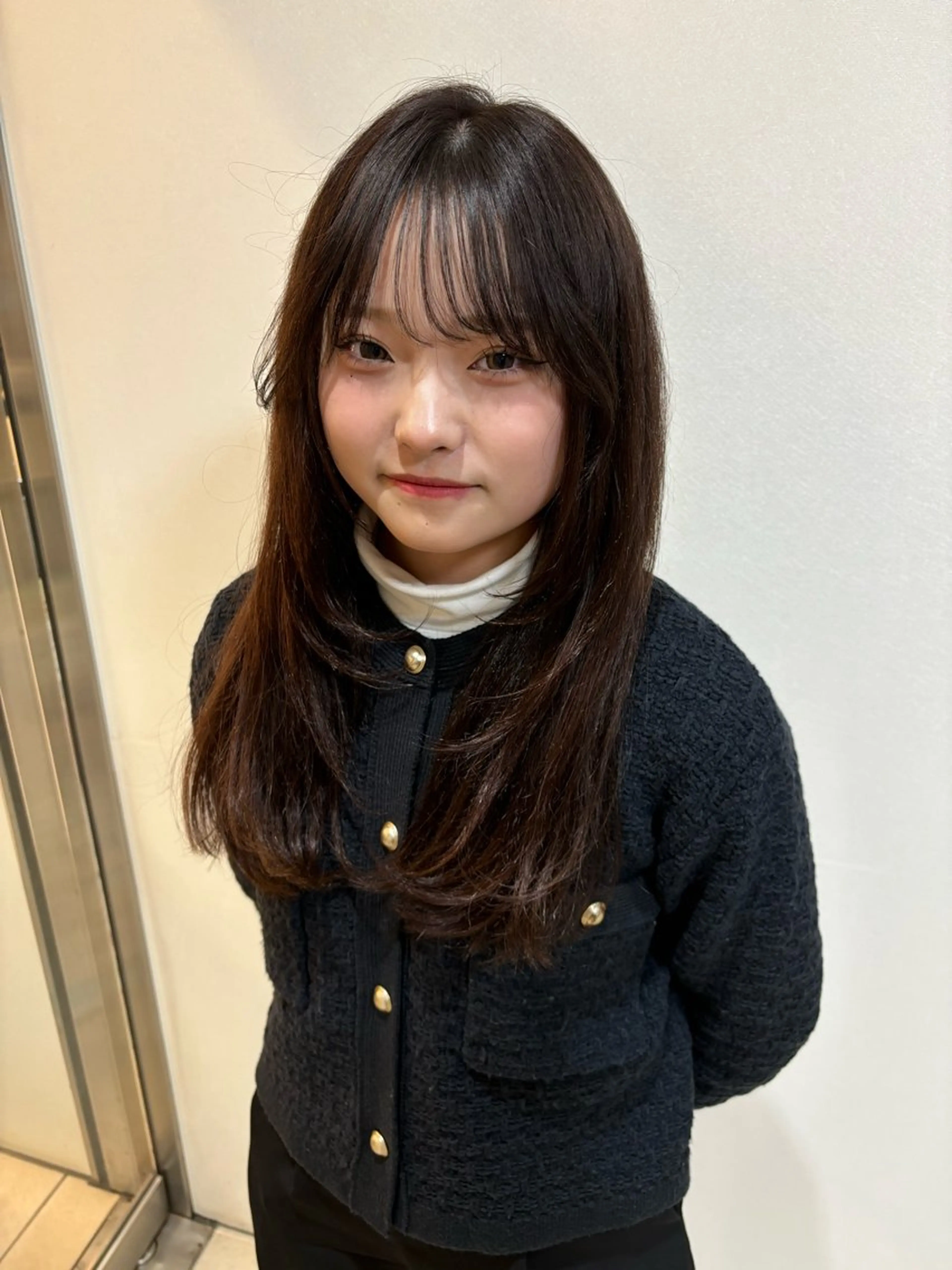 ロング カラー ブラウンカラー ダークブラウン 札幌パーマ 髪質改善/後藤海音のヘアスタイル