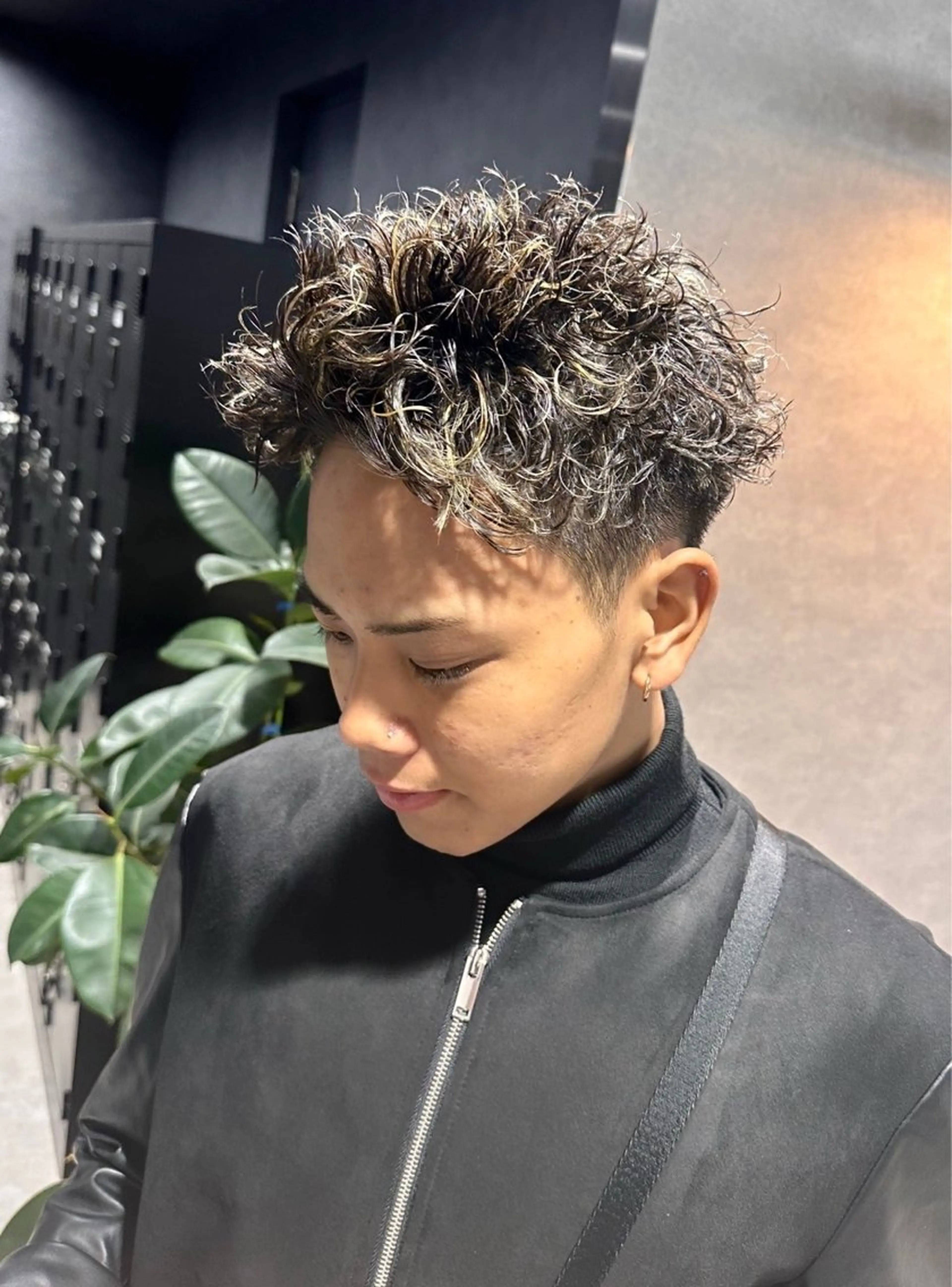 パーマ メンズ 渋谷サーフカール アメカジ美容師のヘアスタイル