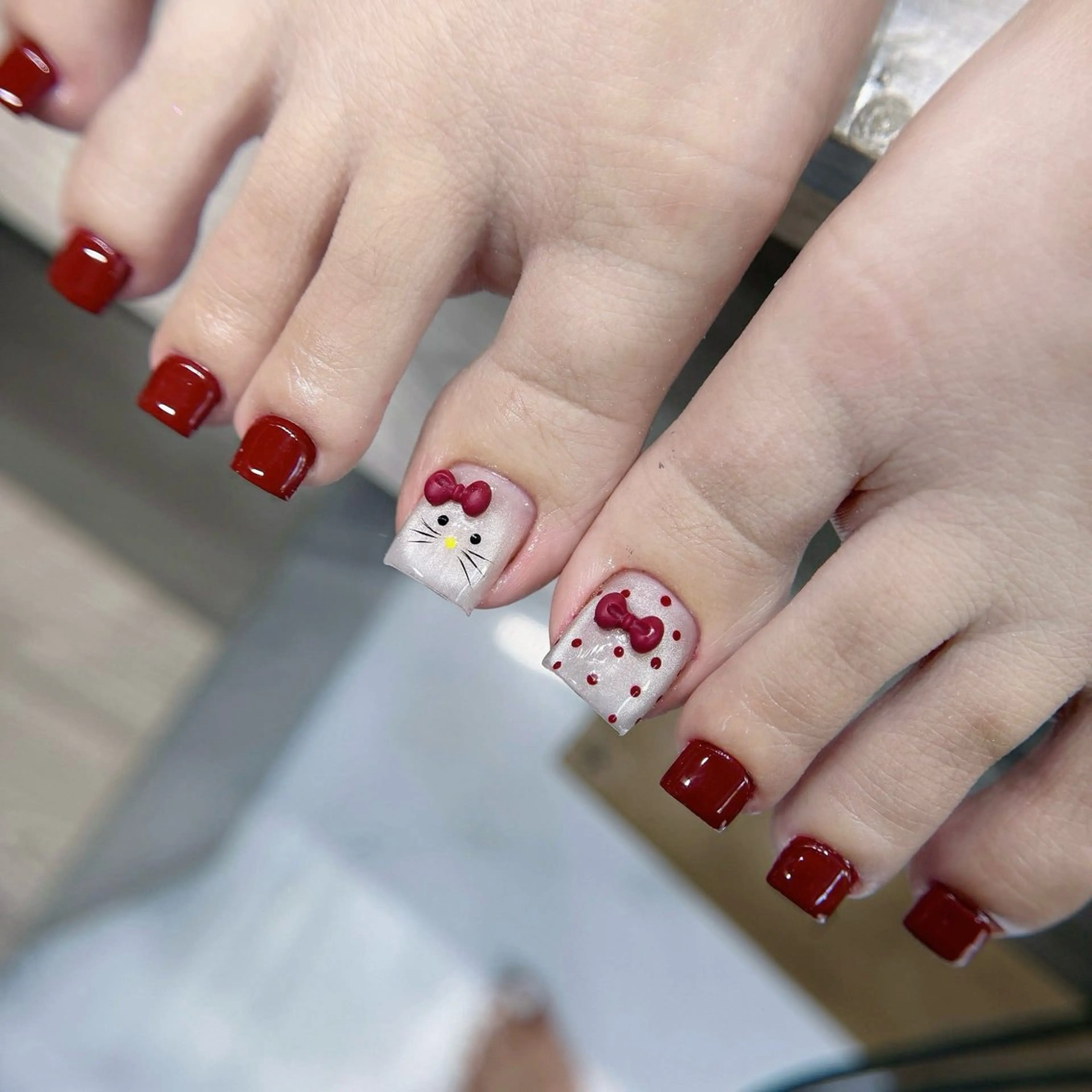 ネイル フットネイル トウイ チャンのネイルデザイン