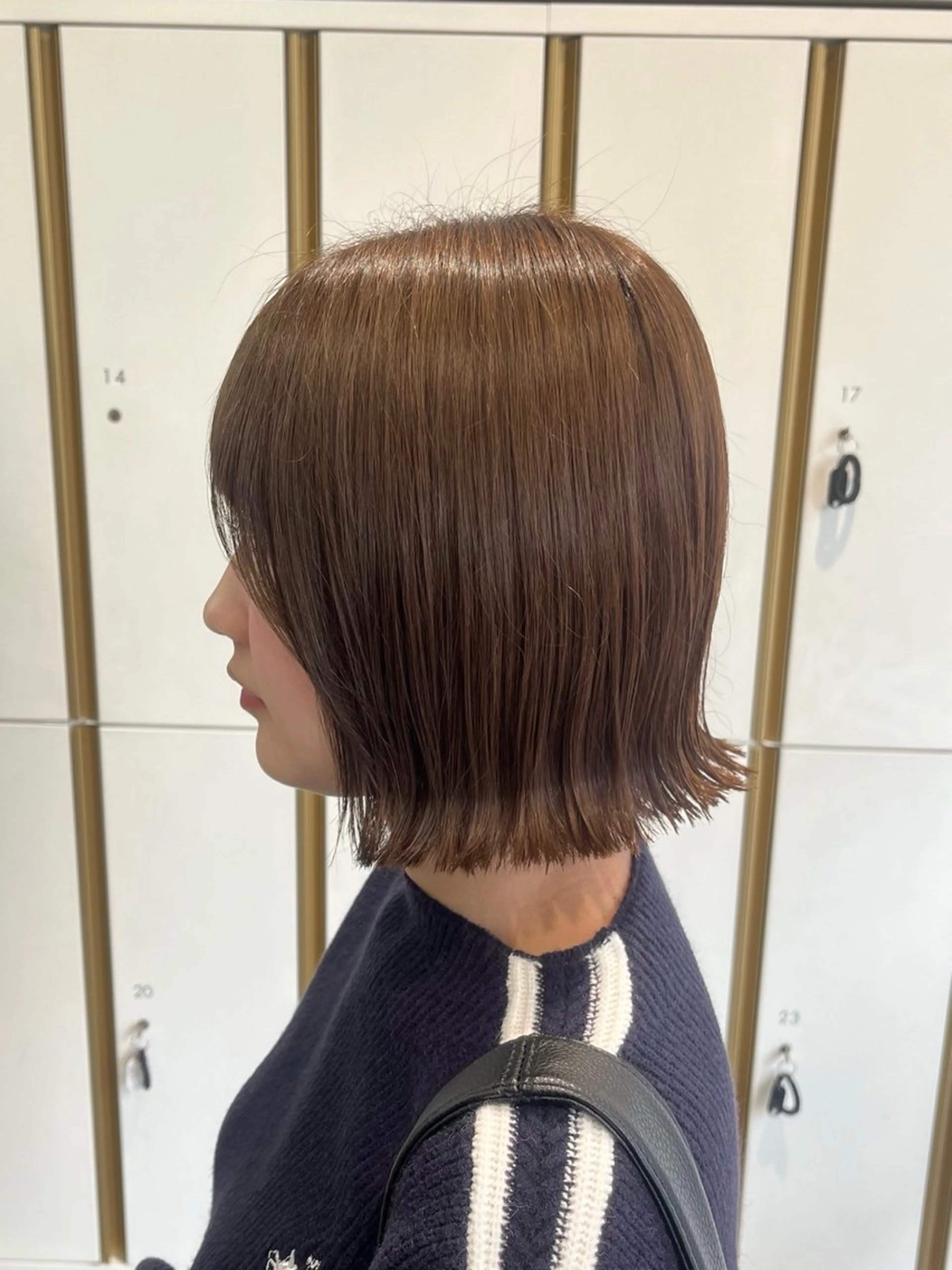 ショート 切りっぱなしボブ ボブ 透明感カラー/ レイヤーカット/麻咲のヘアスタイル
