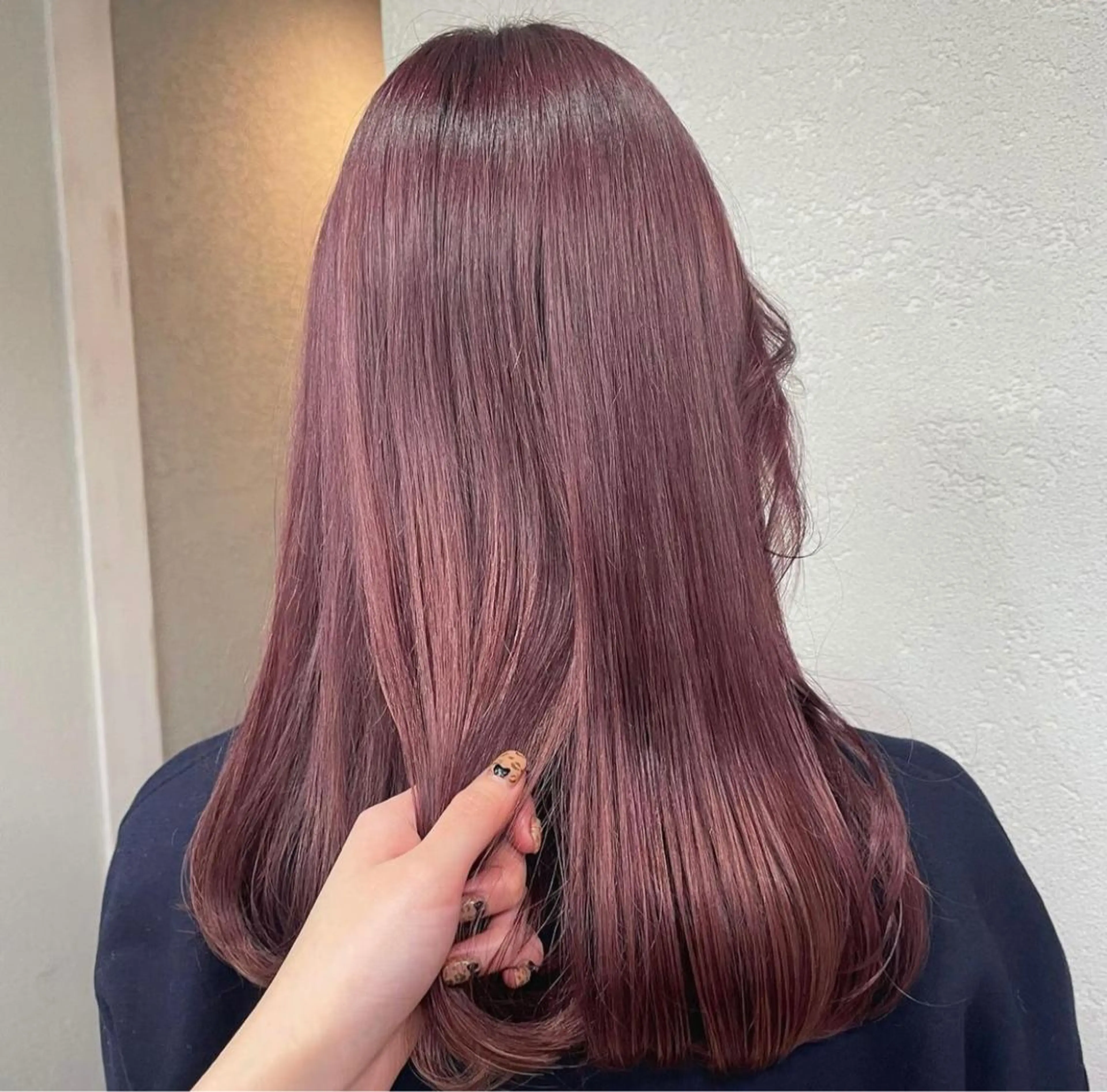 セミロング カラー 💗モテガーリー💗 rumi♡のヘアスタイル