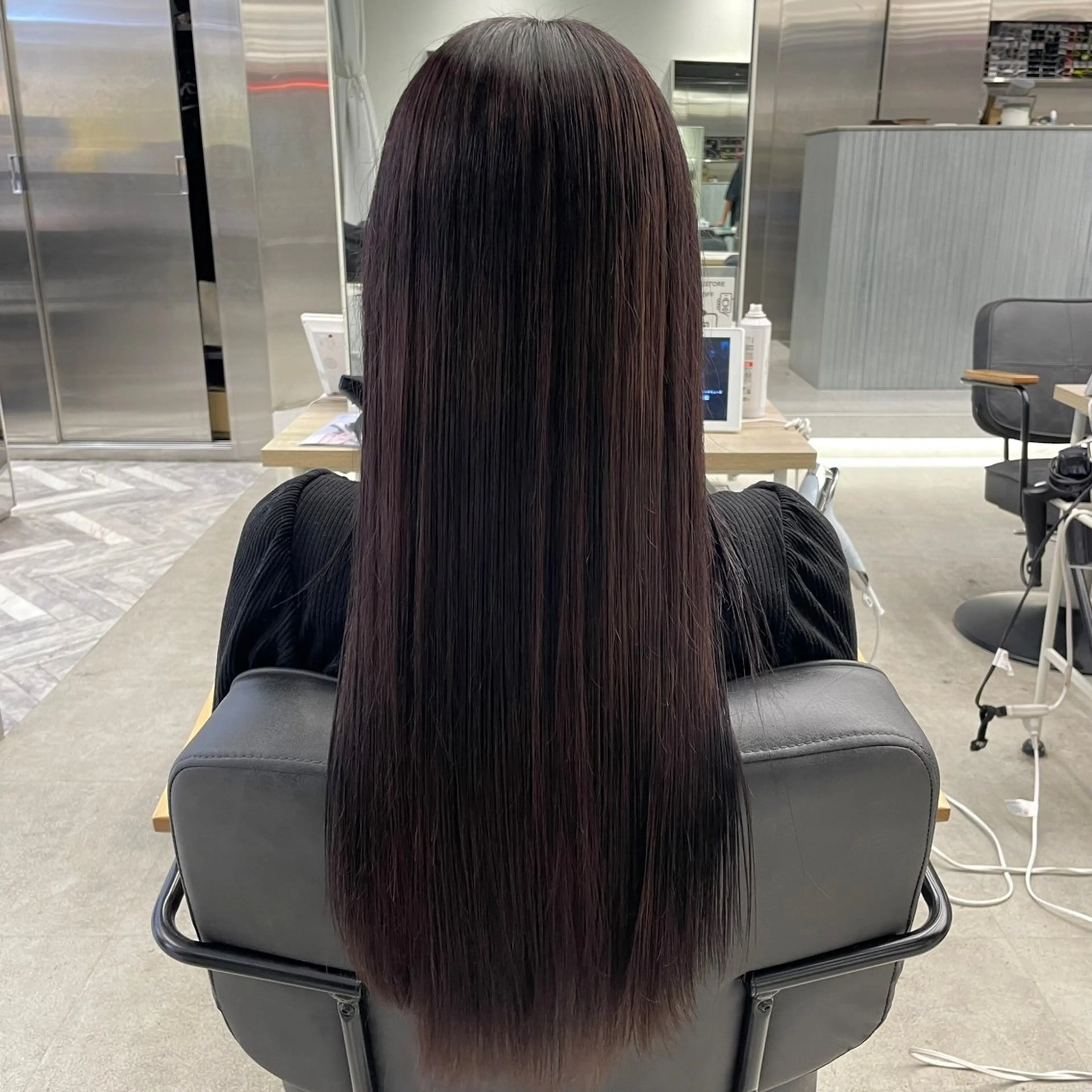 ロング カラー ヘアカラー ななみ.⋆𝜗𝜚 艶カラー/まつパのヘアスタイル