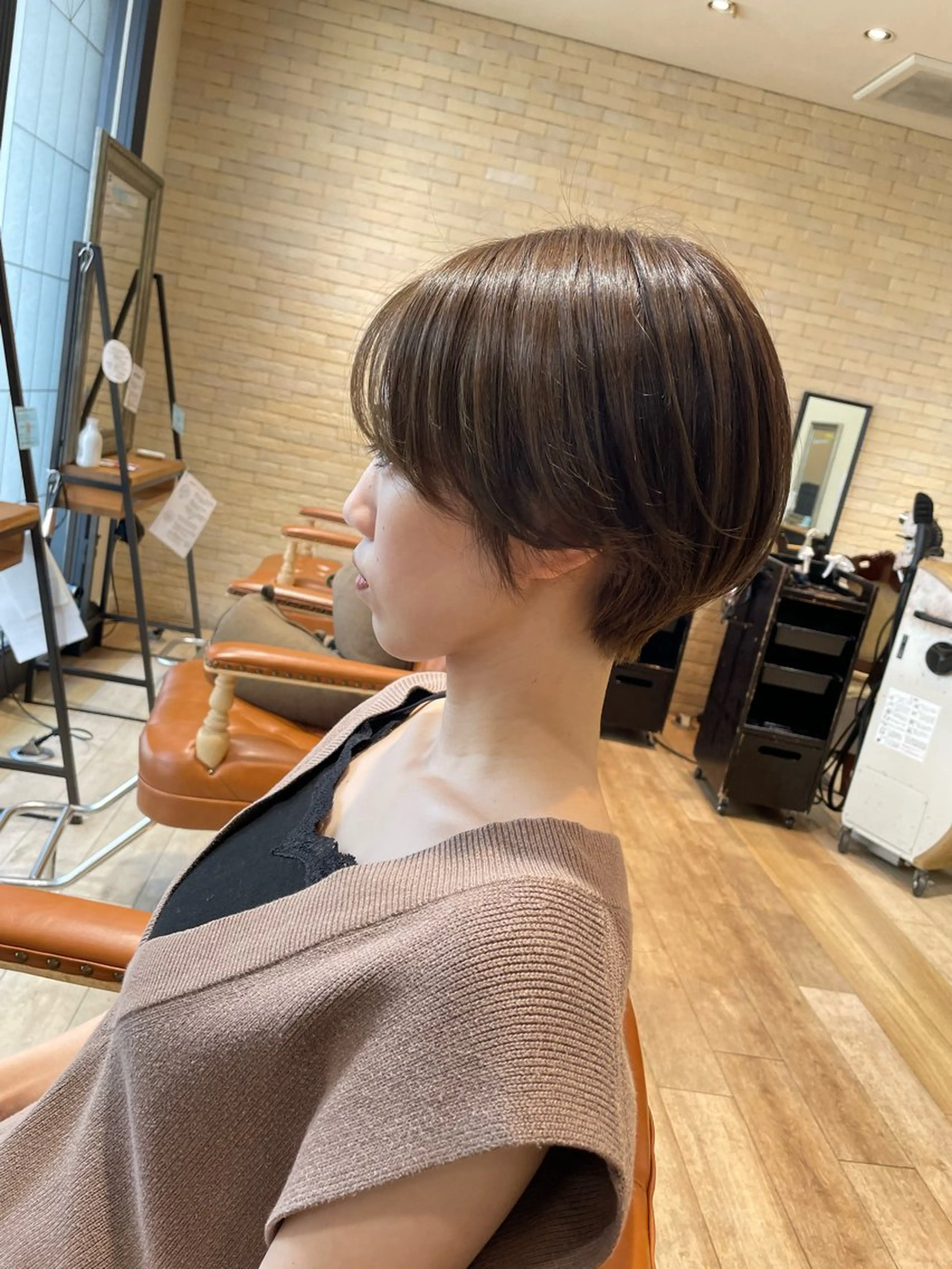 ショート 亀川蓮 Agu hairのヘアスタイル