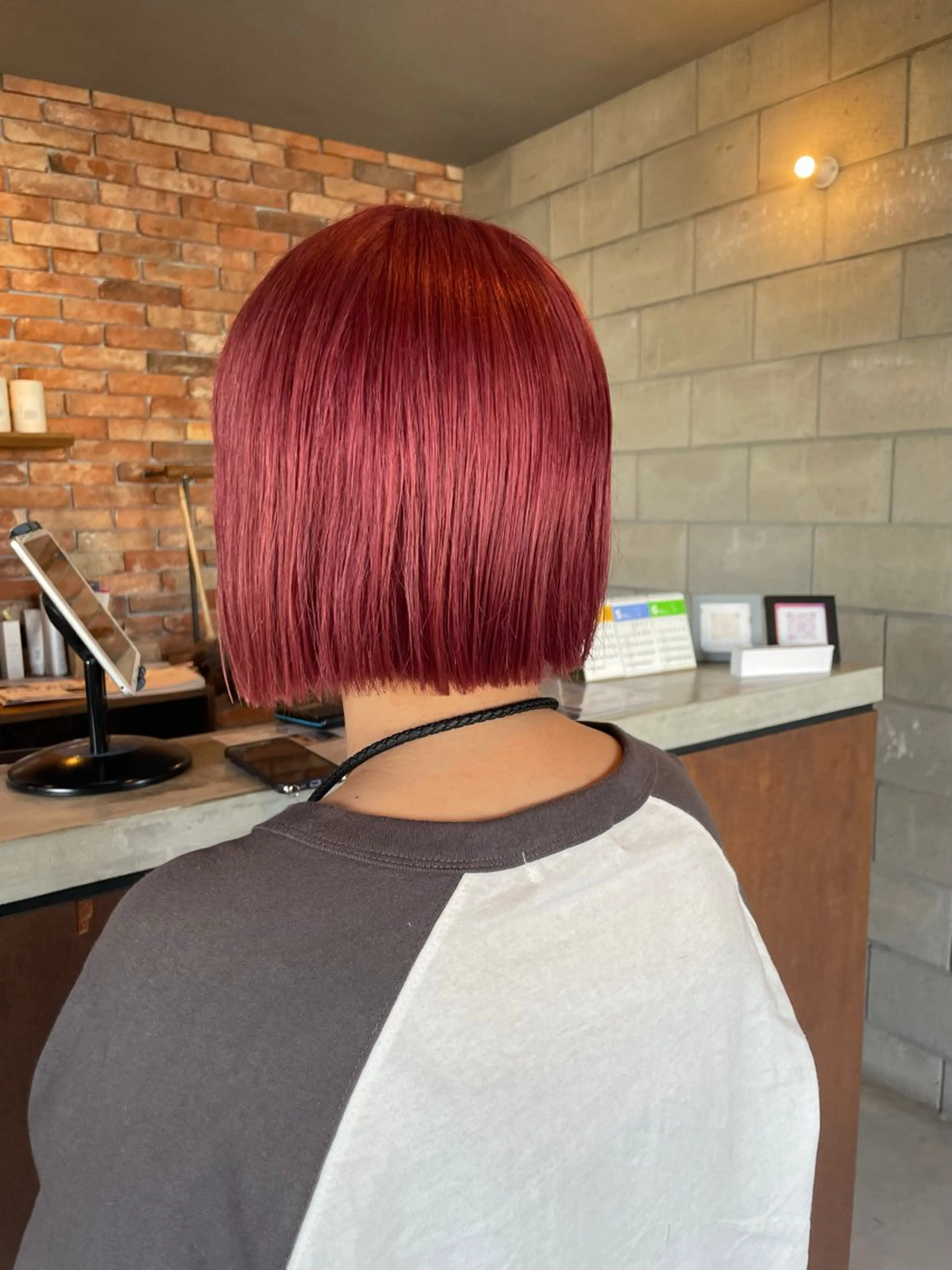 ミディアム カラー 透明感/艶髪カラー/ 韓国/rinaのヘアスタイル