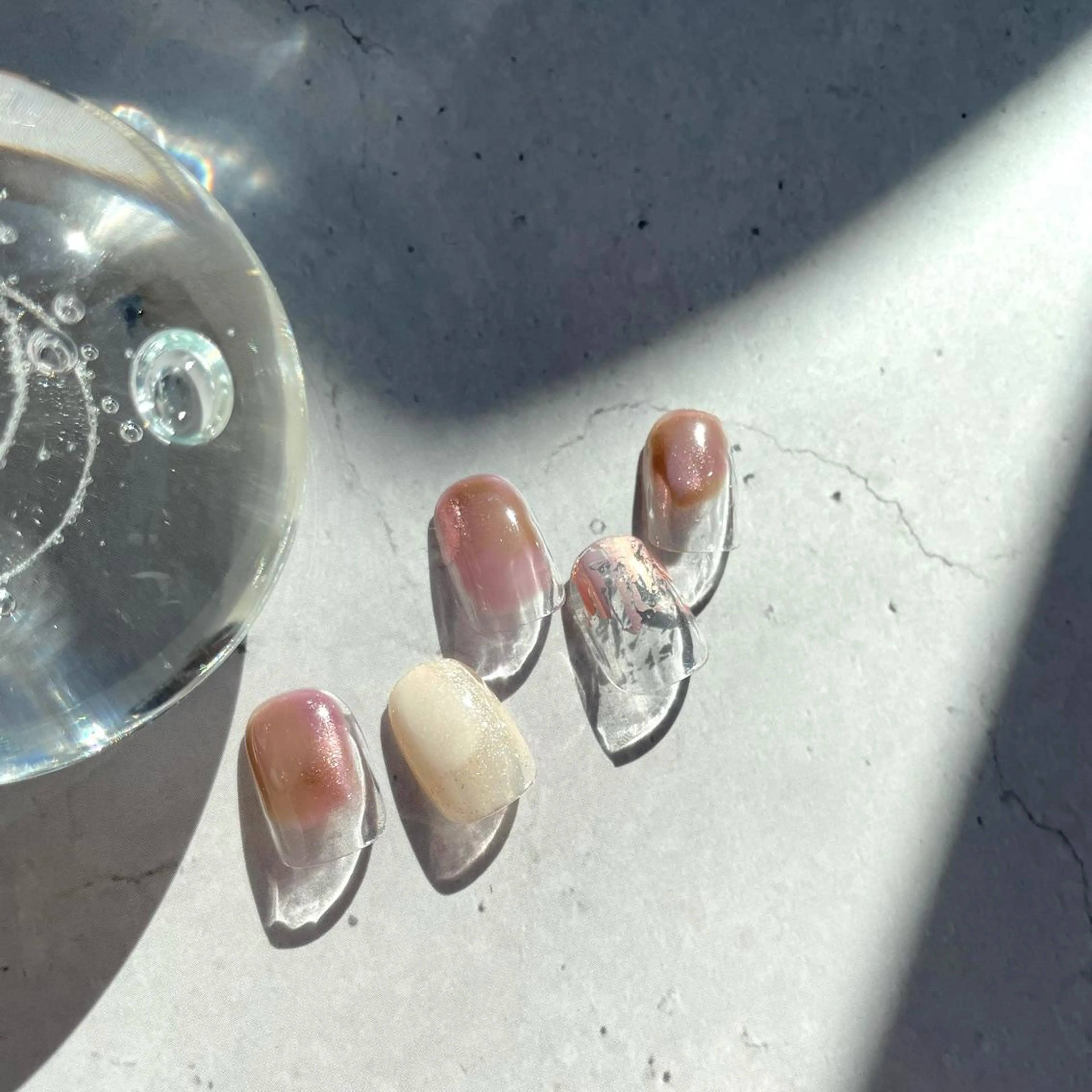 ネイル アートネイル ニュアンスネイル オフィスネイル ショートネイル シンプルネイル ハンドネイル kanako nail所属・popolina kanakoのネイルデザイン