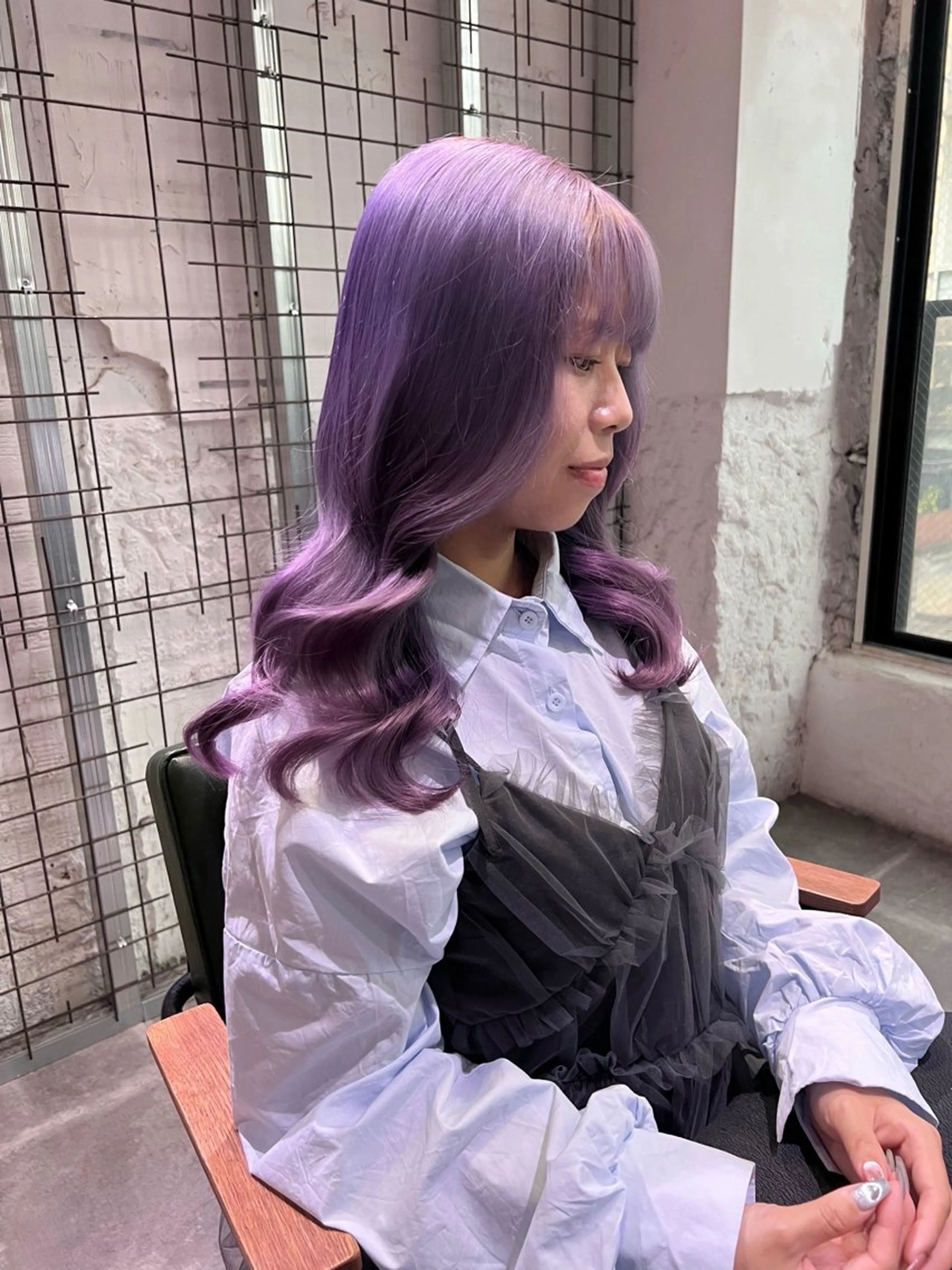 カラー ヘアカラー AYANE 韓国ヘア /レイヤーカットのヘアスタイル