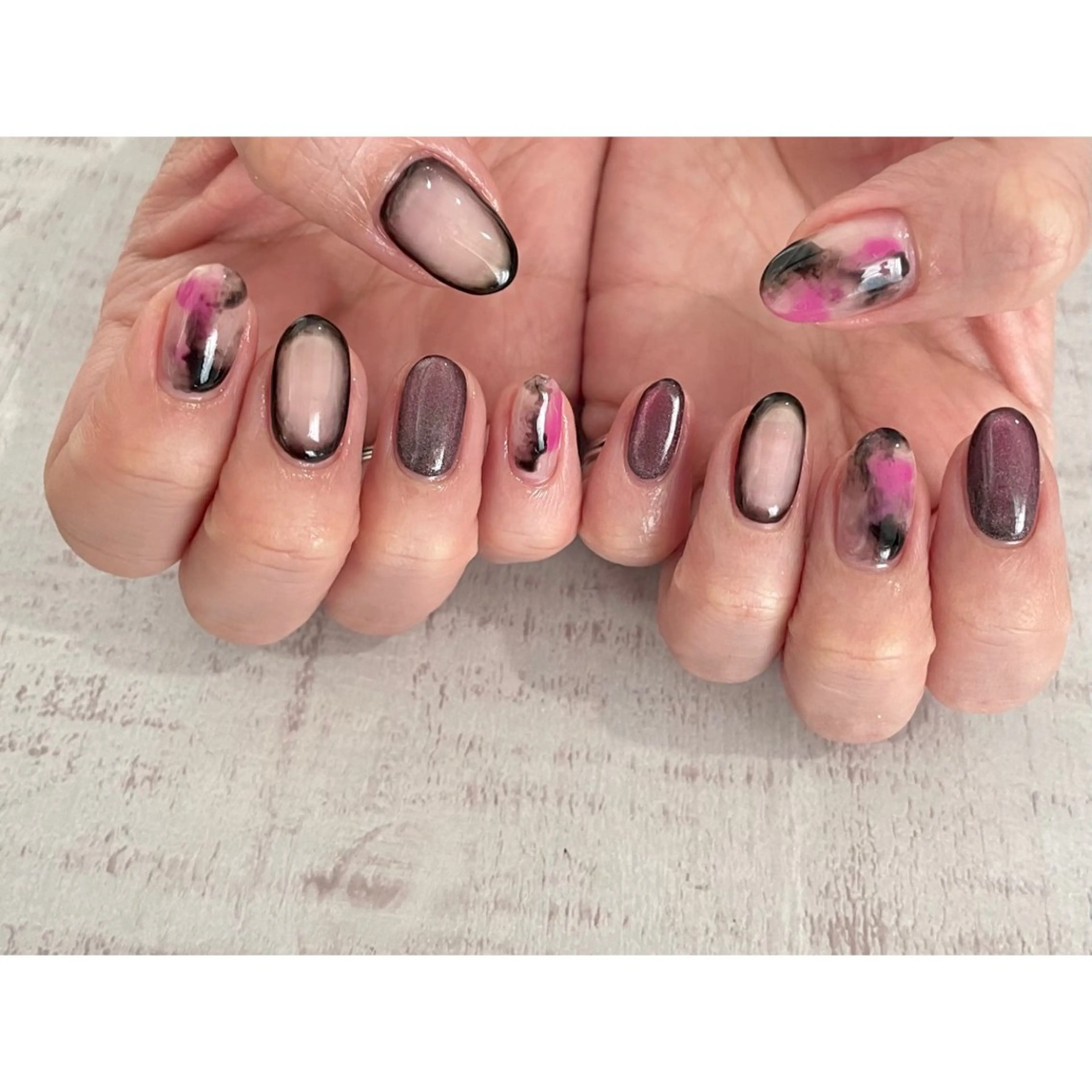 ネイル 𖡼 yumenoのネイルデザイン