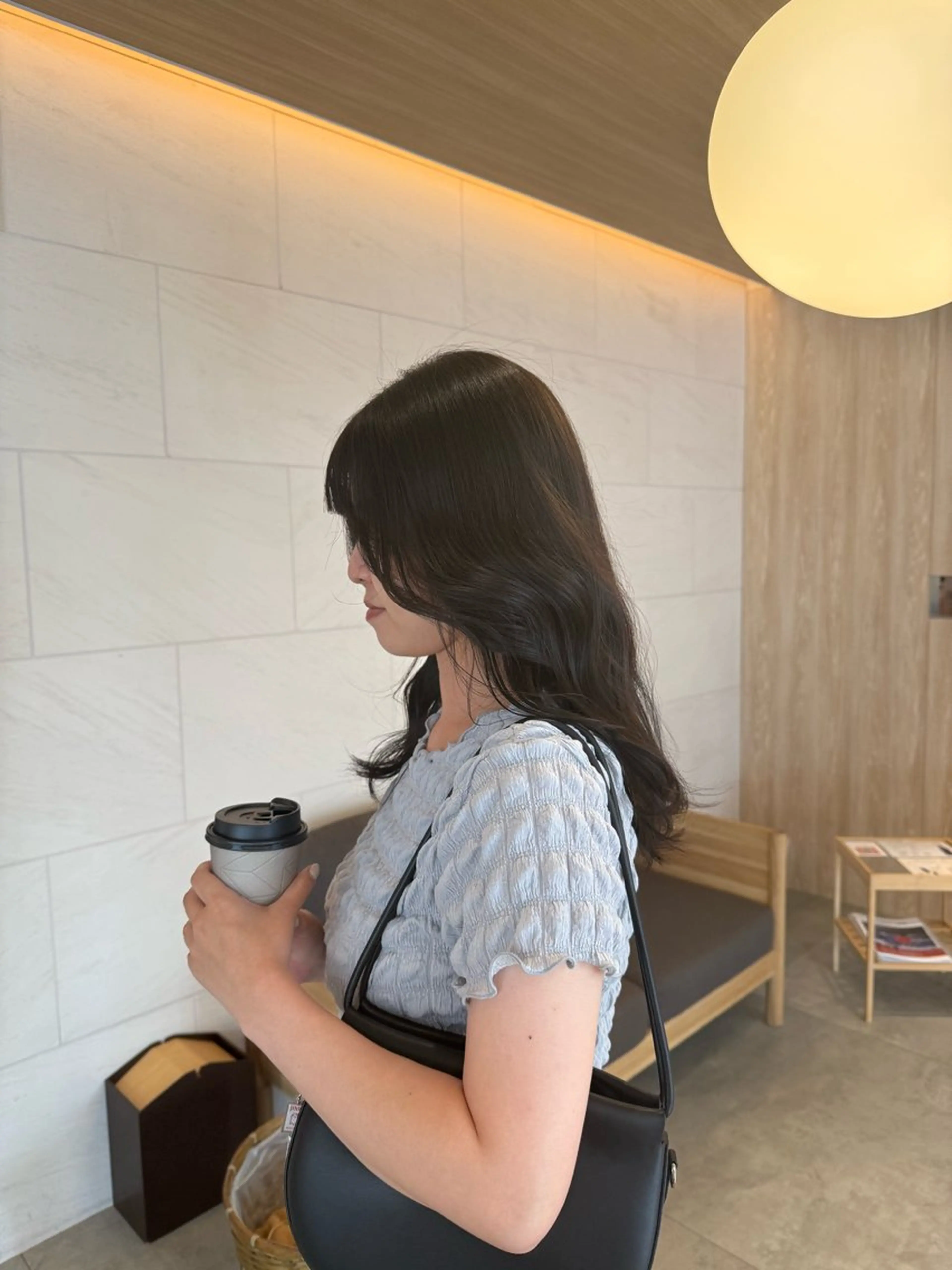 ロング 大島 希美のヘアスタイル