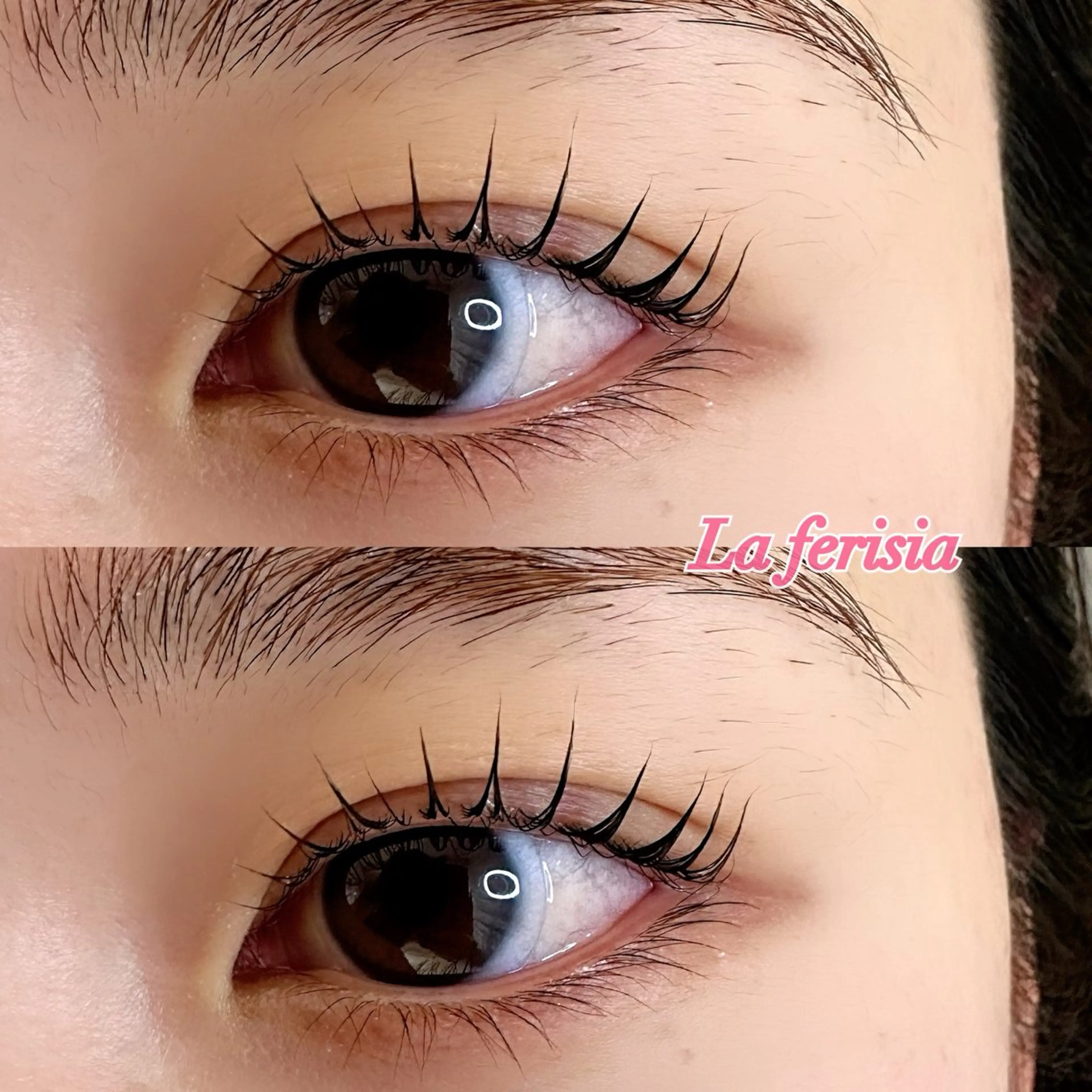 マツエク・マツパ パリジェンヌラッシュリフト La ferisia 川崎のマツエク・マツパデザイン