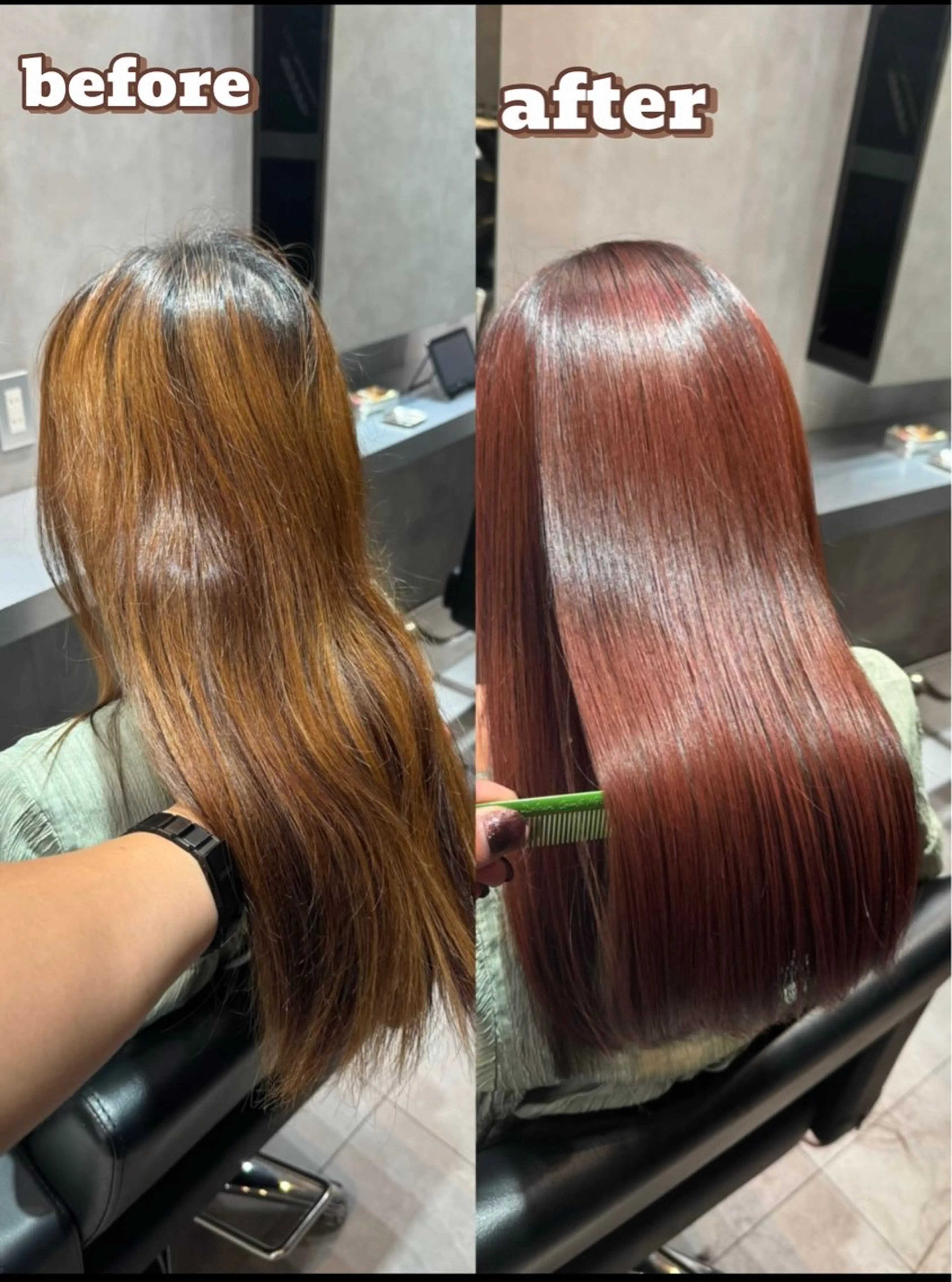 ロング カット ヘアカラー トリートメント BUCKS所属・坂谷 BUCKS/縮毛矯正のヘアスタイル