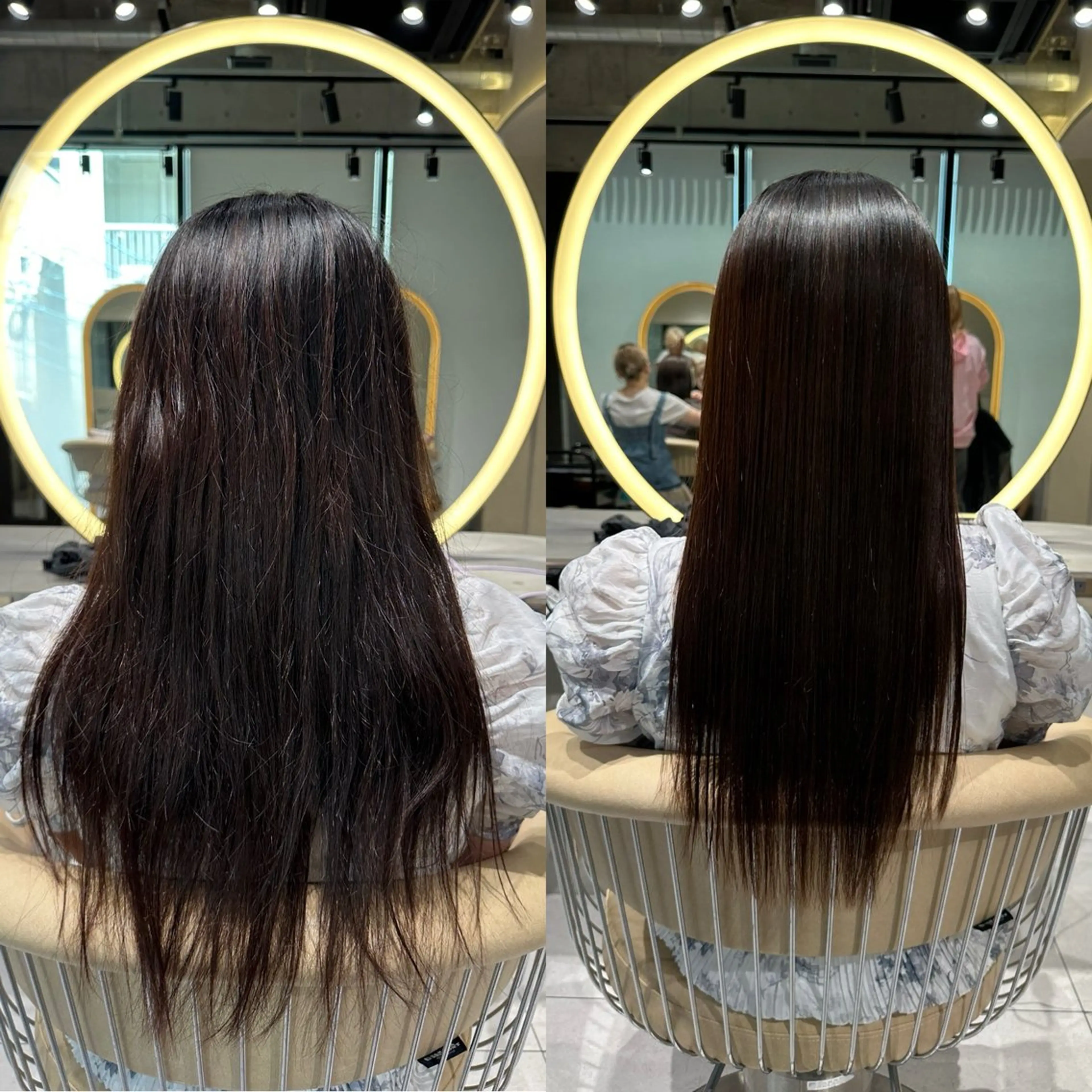 ロング カット 縮毛矯正 トリートメント ✨髪質改善特化✨副 店長椎葉信乃介のヘアスタイル